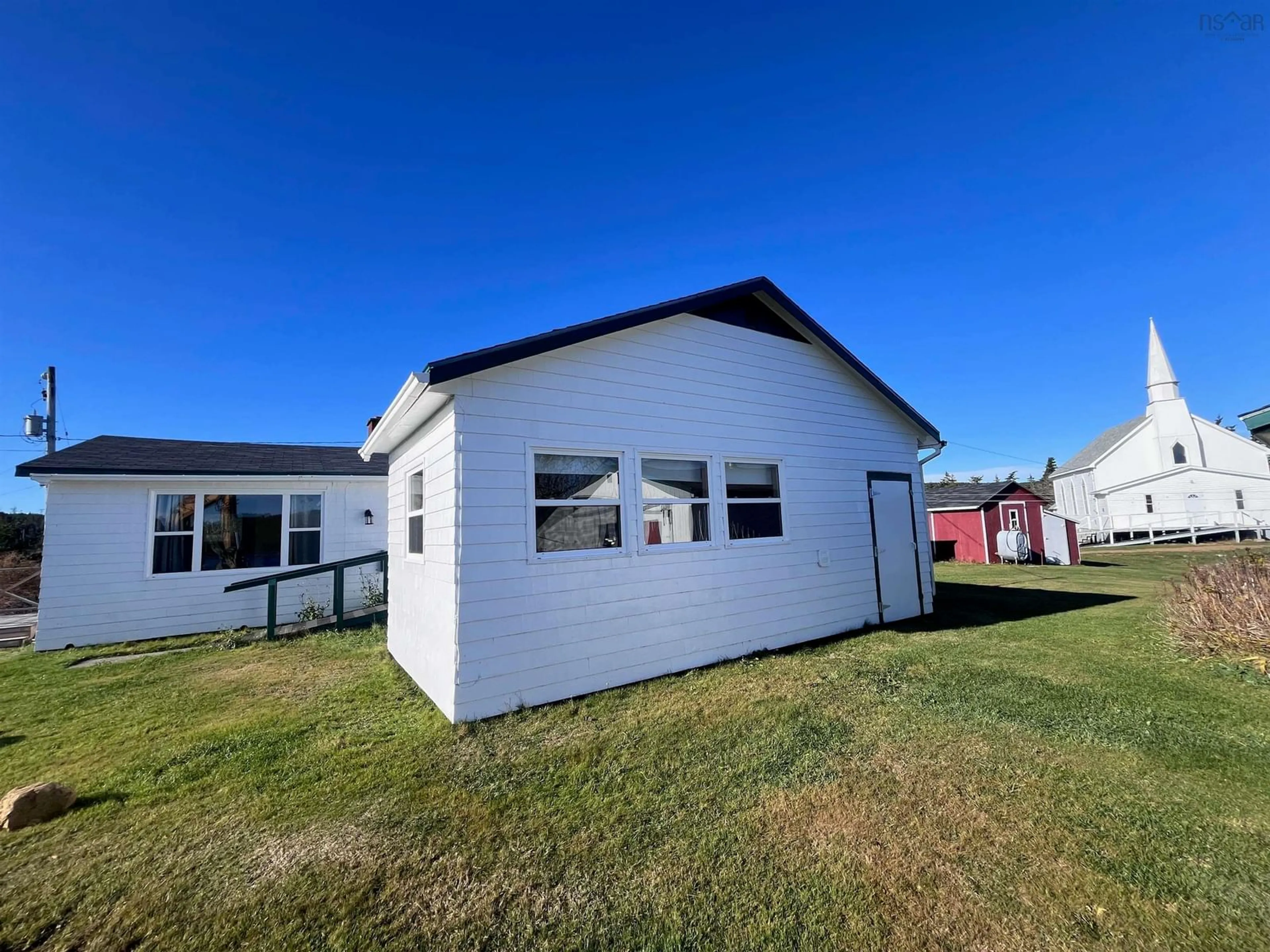 A pic from outside/outdoor area/front of a property/back of a property/a pic from drone, building for 28 Sangster Road, New Harbour Nova Scotia B0H 1T0
