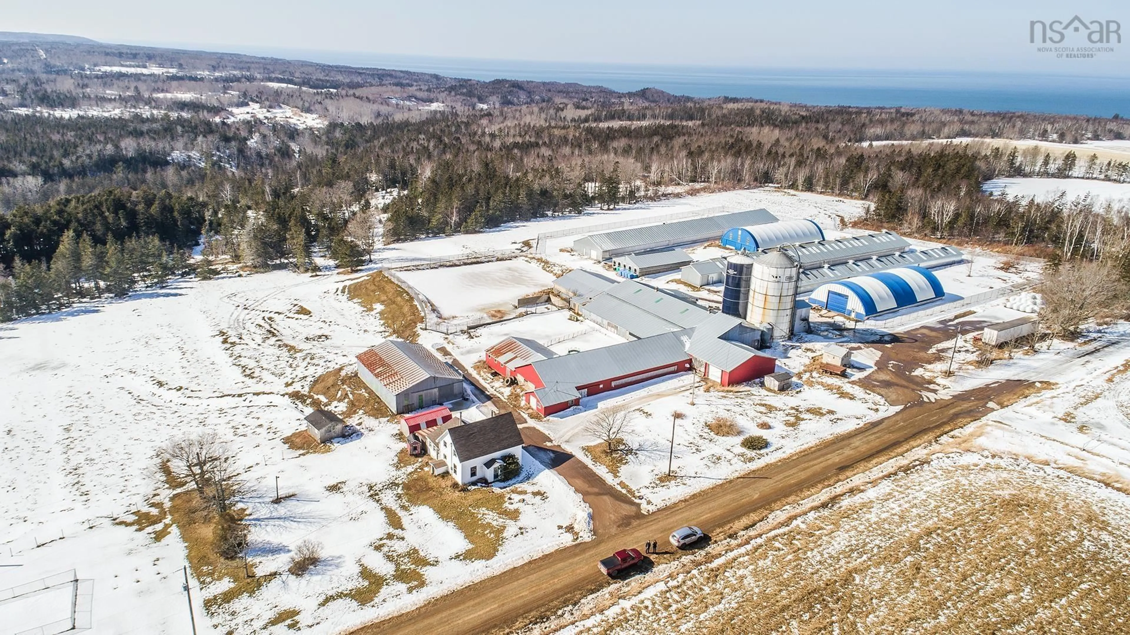 A pic from outside/outdoor area/front of a property/back of a property/a pic from drone, building for 1871 Dodge Rd, Forest Glade Nova Scotia B0P 1R0