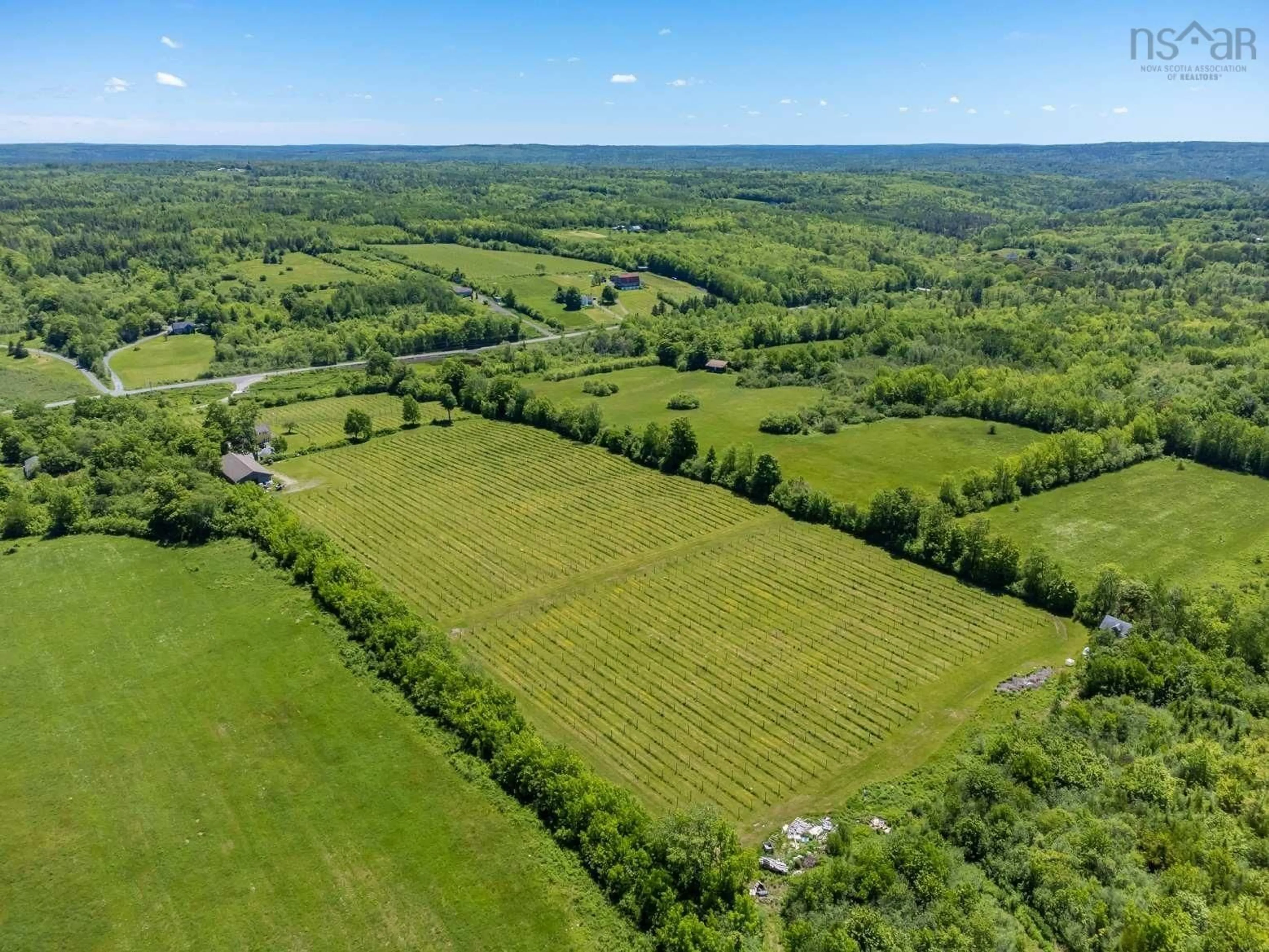 A pic from outside/outdoor area/front of a property/back of a property/a pic from drone, forest/trees view for 2635 Clementsvale Rd, Bear River East Nova Scotia B0S 1B0