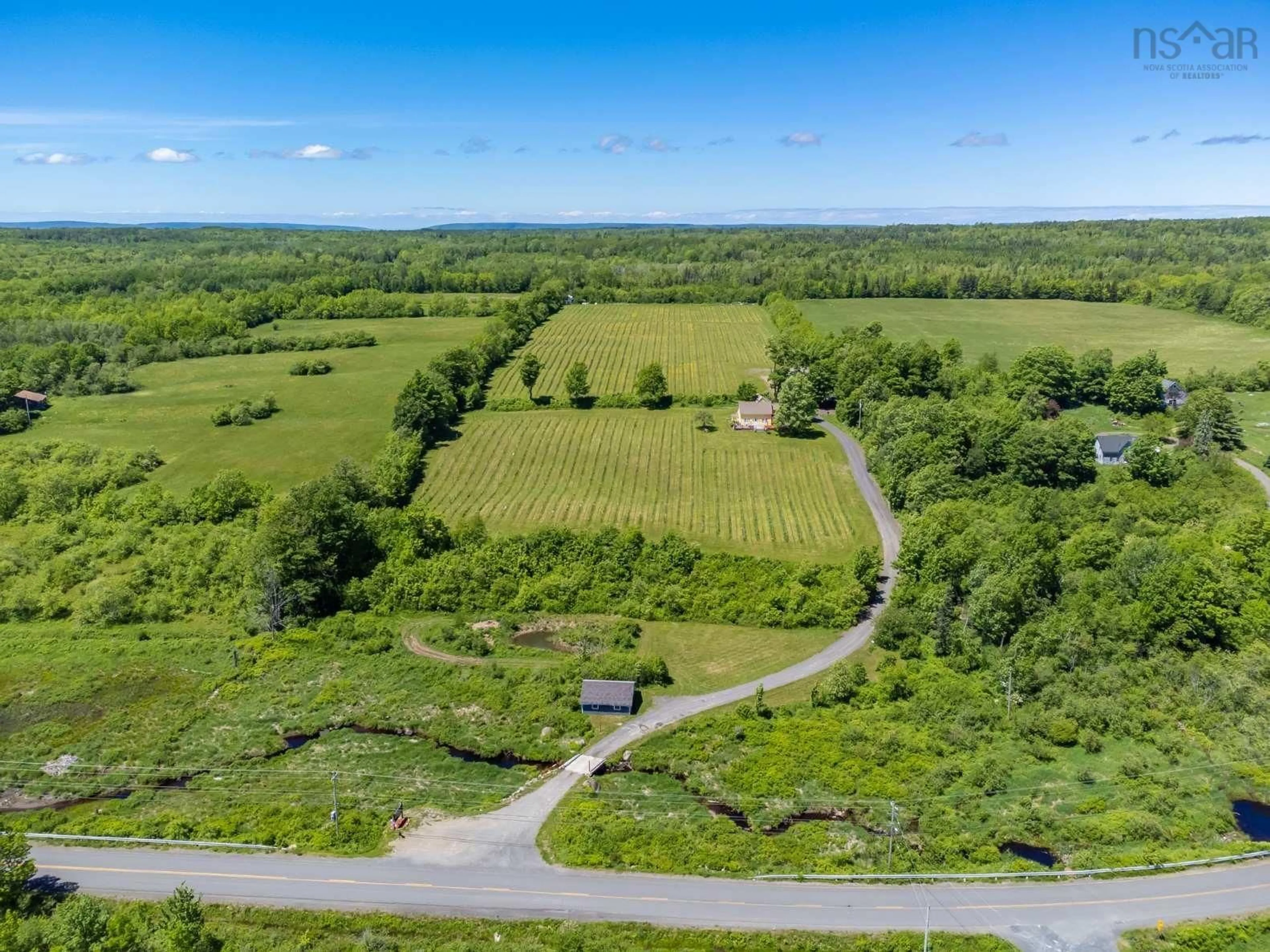 A pic from outside/outdoor area/front of a property/back of a property/a pic from drone, unknown for 2635 Clementsvale Rd, Bear River East Nova Scotia B0S 1B0