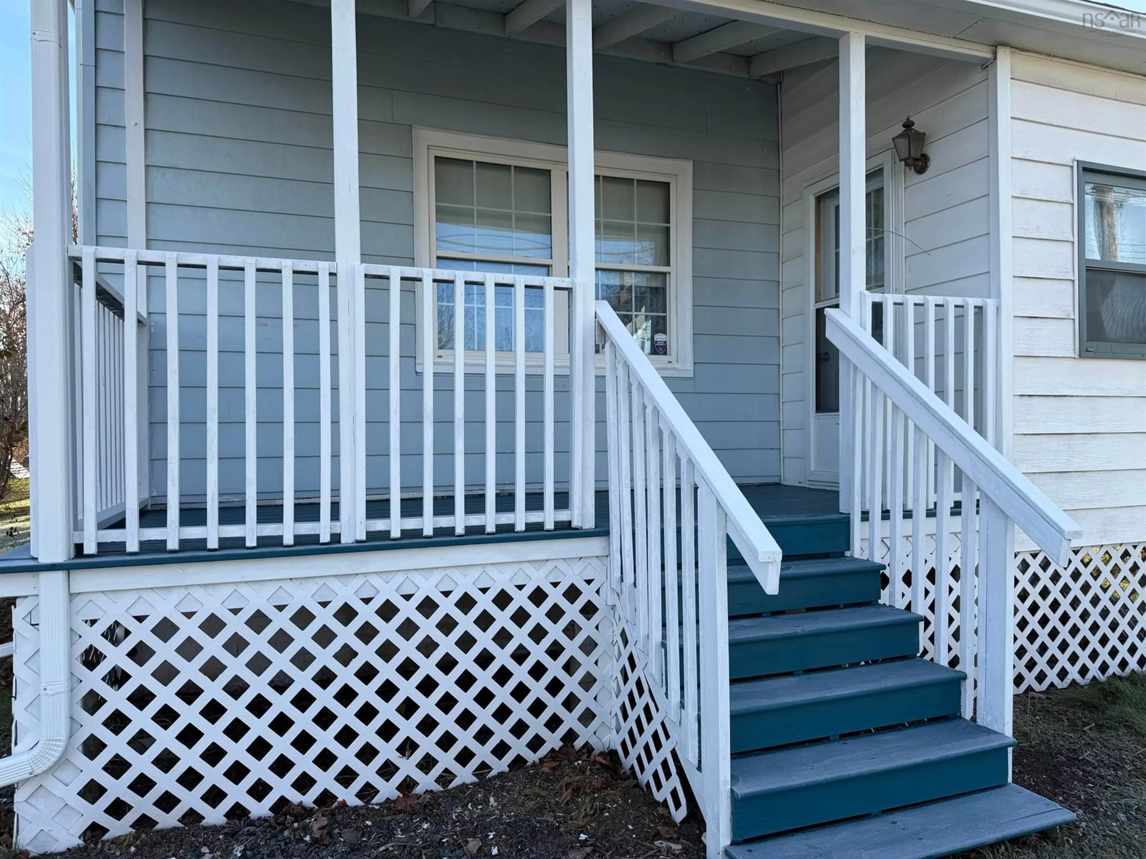 Home with vinyl exterior material, street for 2103 South Main St, Westville Nova Scotia B0K 2A0