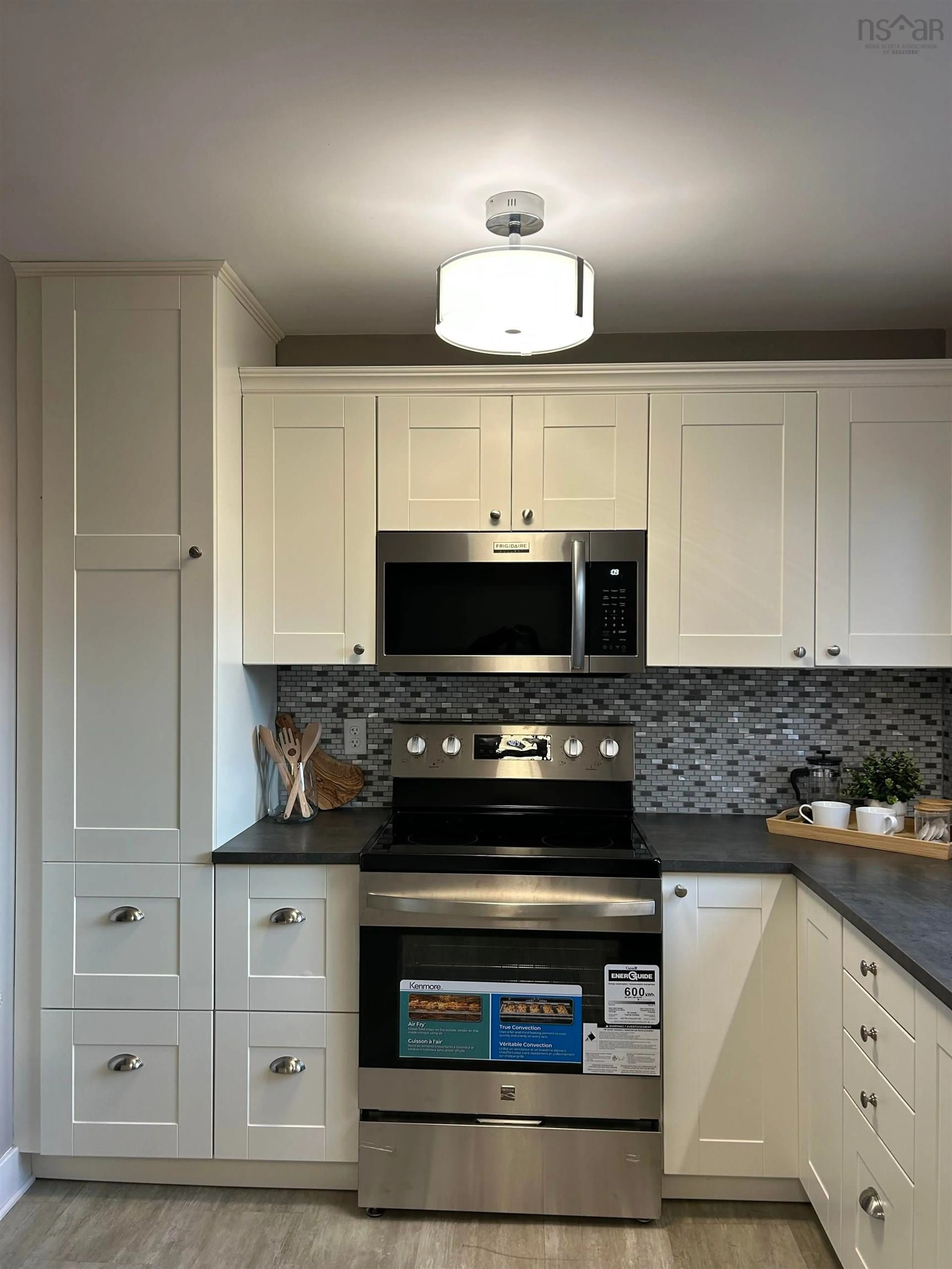 Contemporary kitchen, ceramic/tile floor for 12A Brock St, Dartmouth Nova Scotia B2Y 3S9