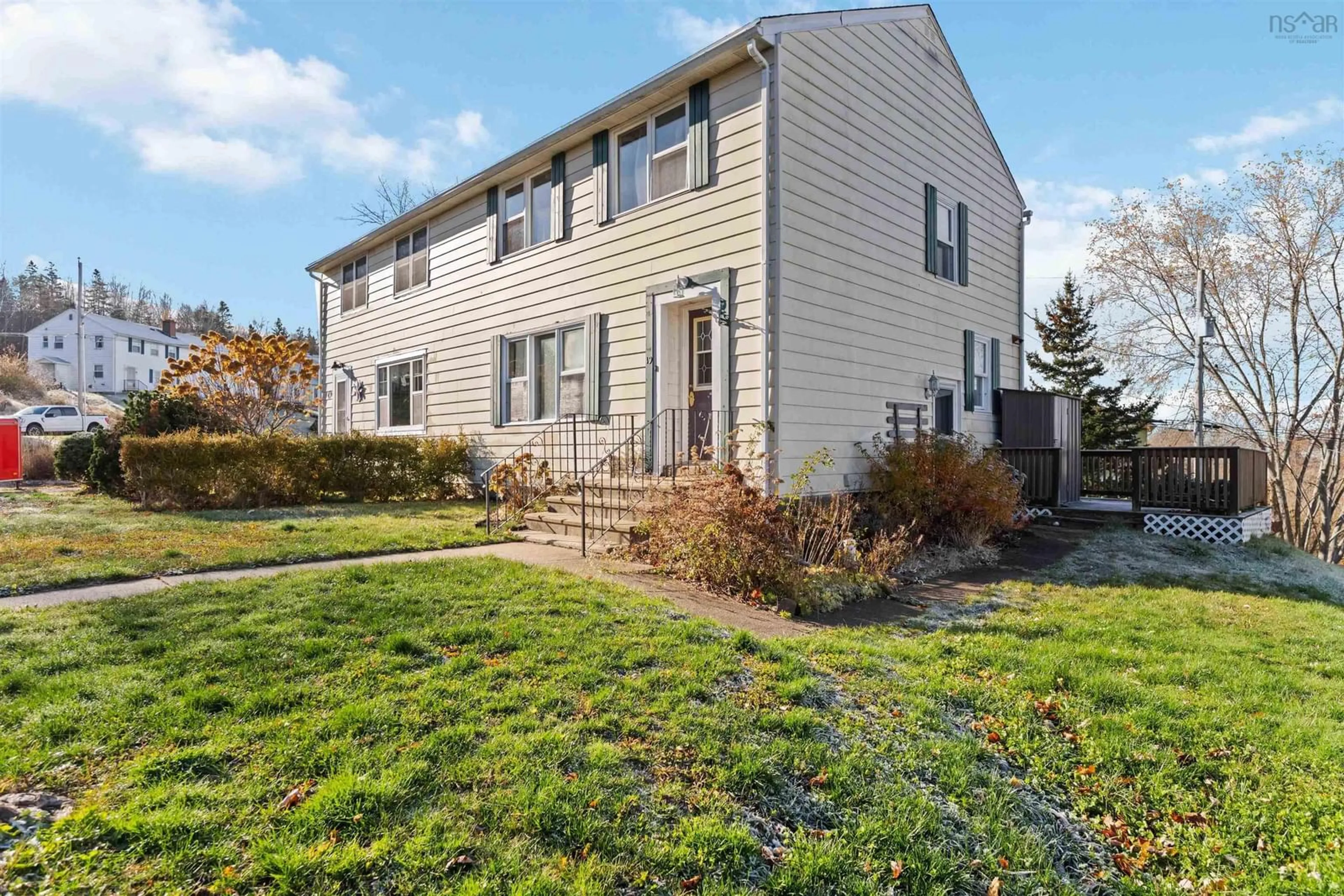 Home with vinyl exterior material, street for 19 Hillside Dr, Cornwallis Park Nova Scotia B0S 1H0