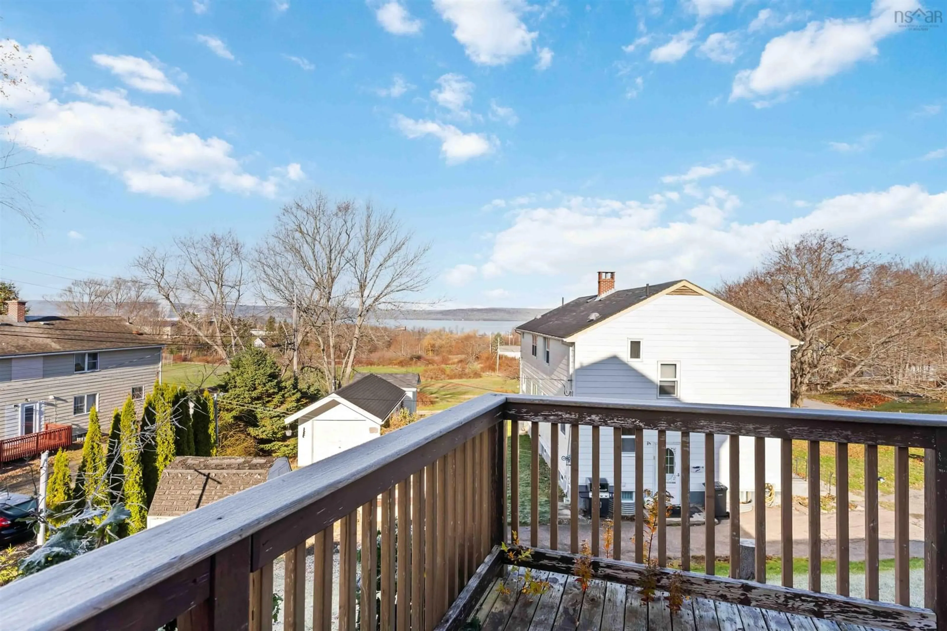 Patio, water/lake/river/ocean view for 19 Hillside Dr, Cornwallis Park Nova Scotia B0S 1H0