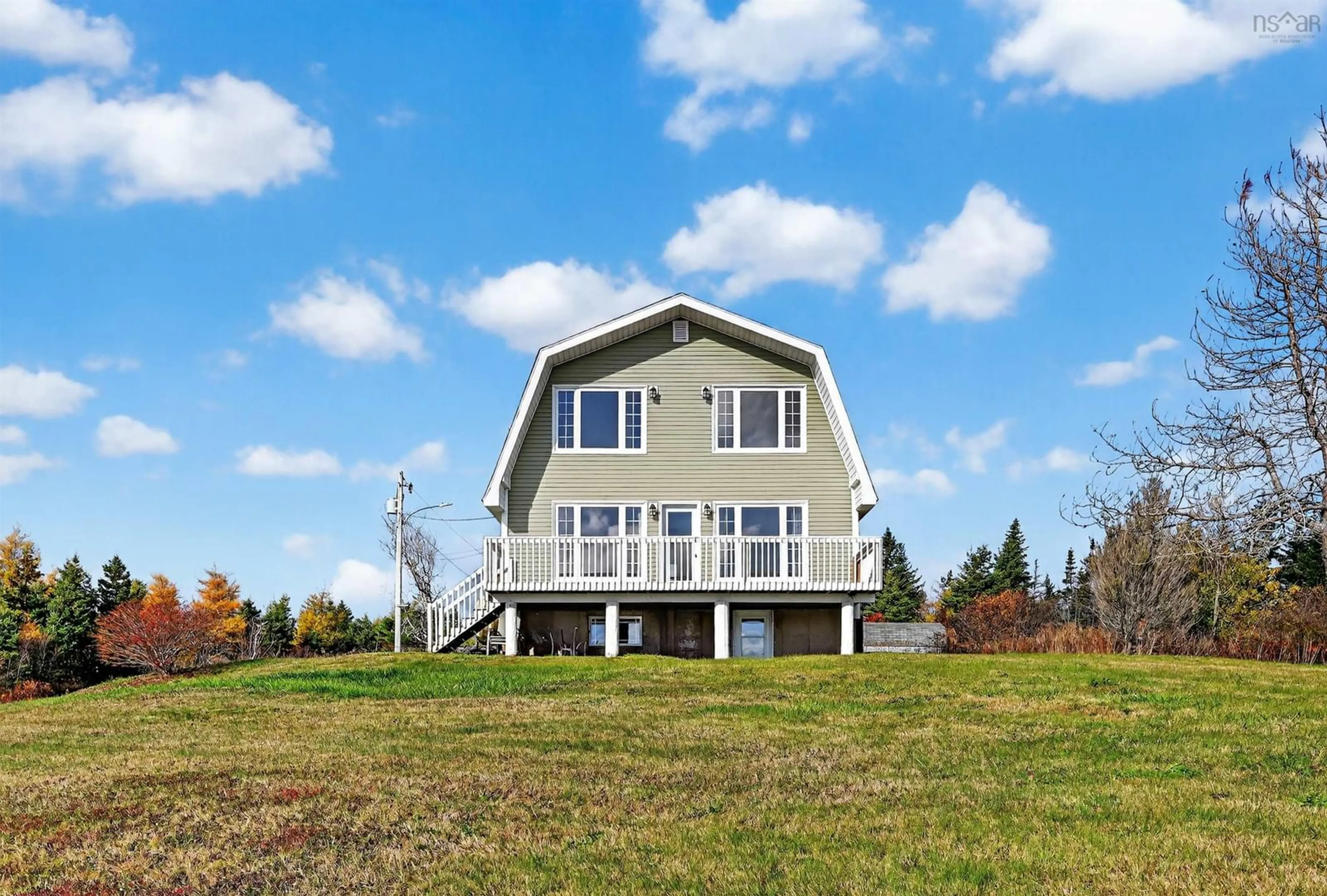 Home with vinyl exterior material, water/lake/river/ocean view for 7715 Gabarus Highway Hwy, Gabarus Nova Scotia B1K 2A7