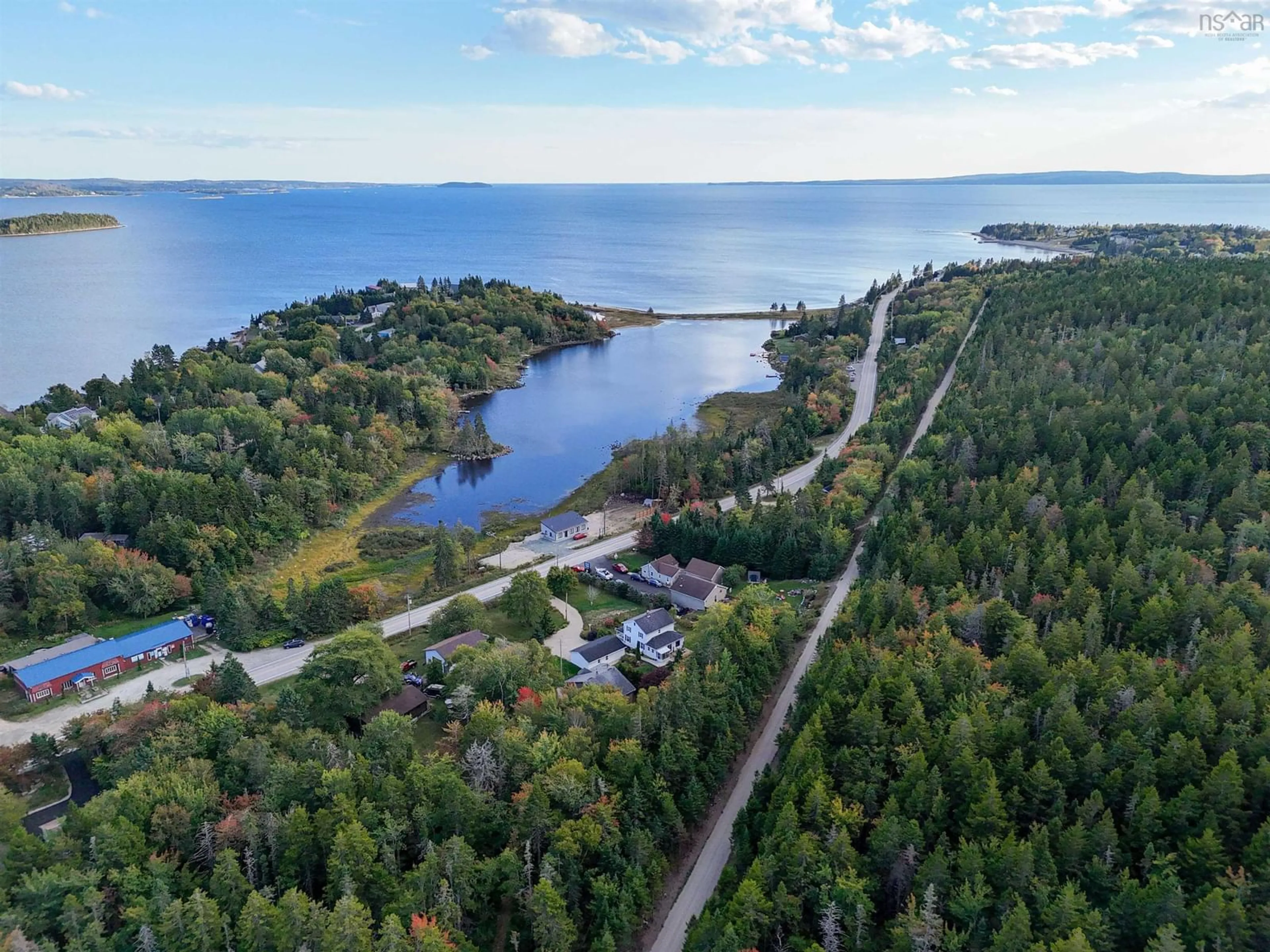 A pic from outside/outdoor area/front of a property/back of a property/a pic from drone, water/lake/river/ocean view for 8153 St. Margarets Bay Rd, Ingramport Nova Scotia B3Z 2Y7