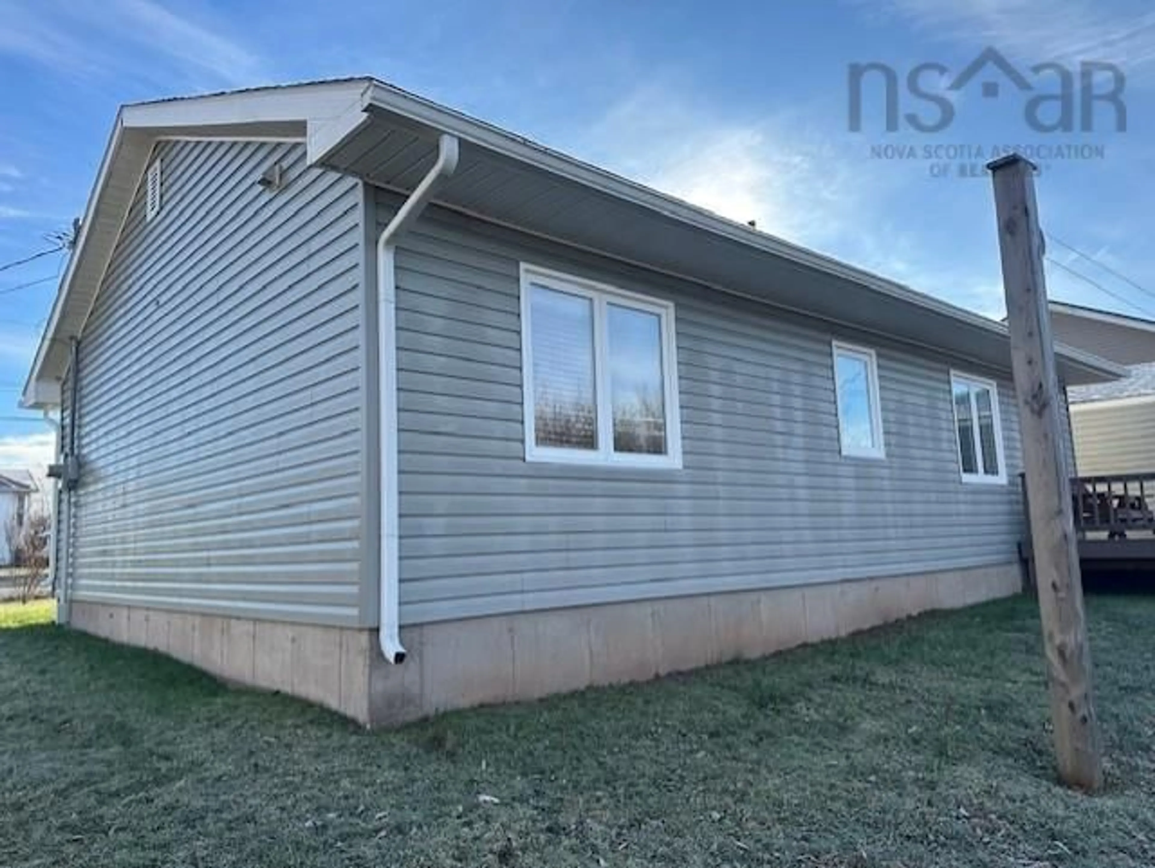 Home with vinyl exterior material, building for 1866 Temperance St, Westville Nova Scotia B0K 2A0