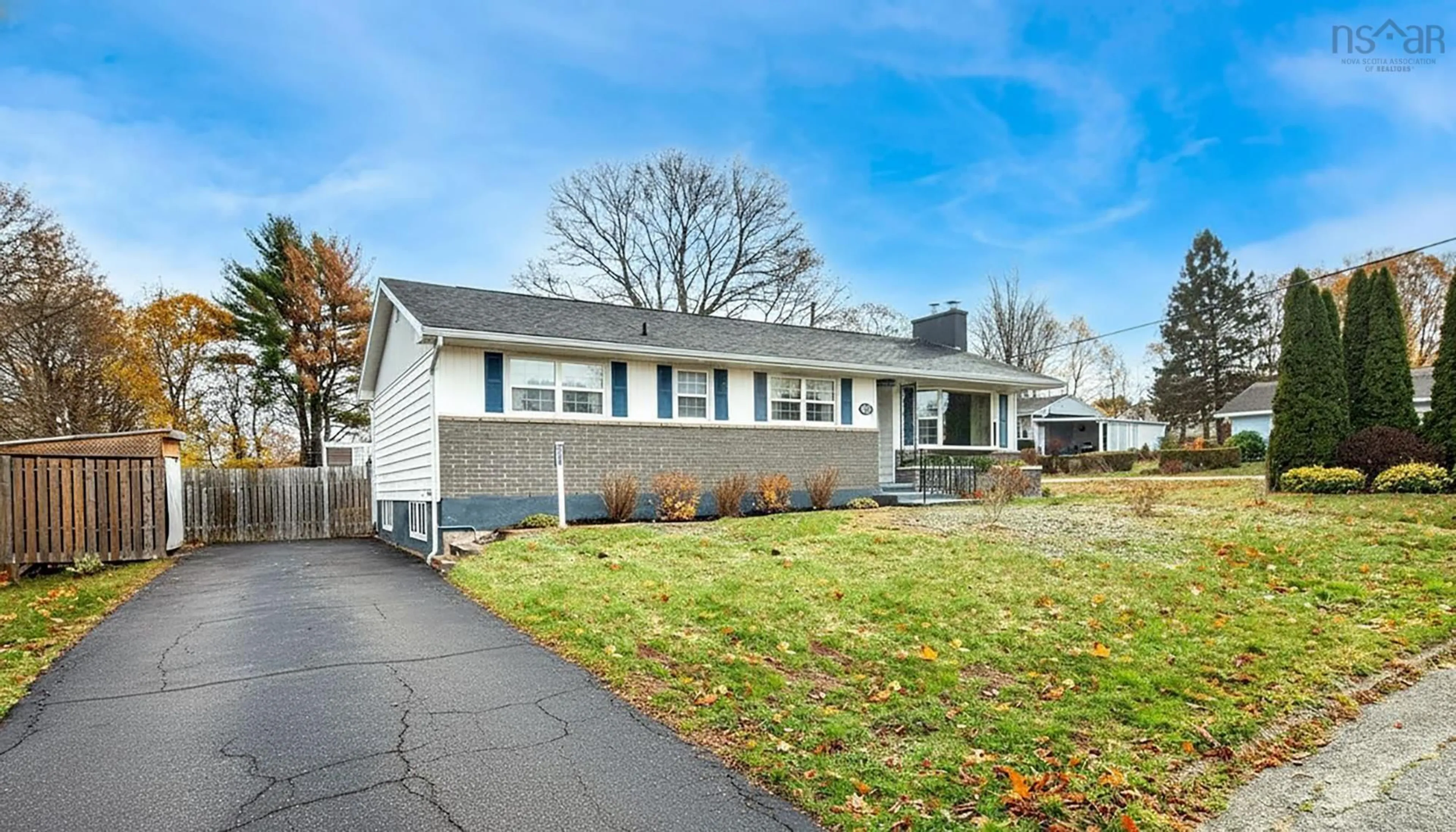 Home with vinyl exterior material, street for 15 Foster St, Kentville Nova Scotia B4N 1X4