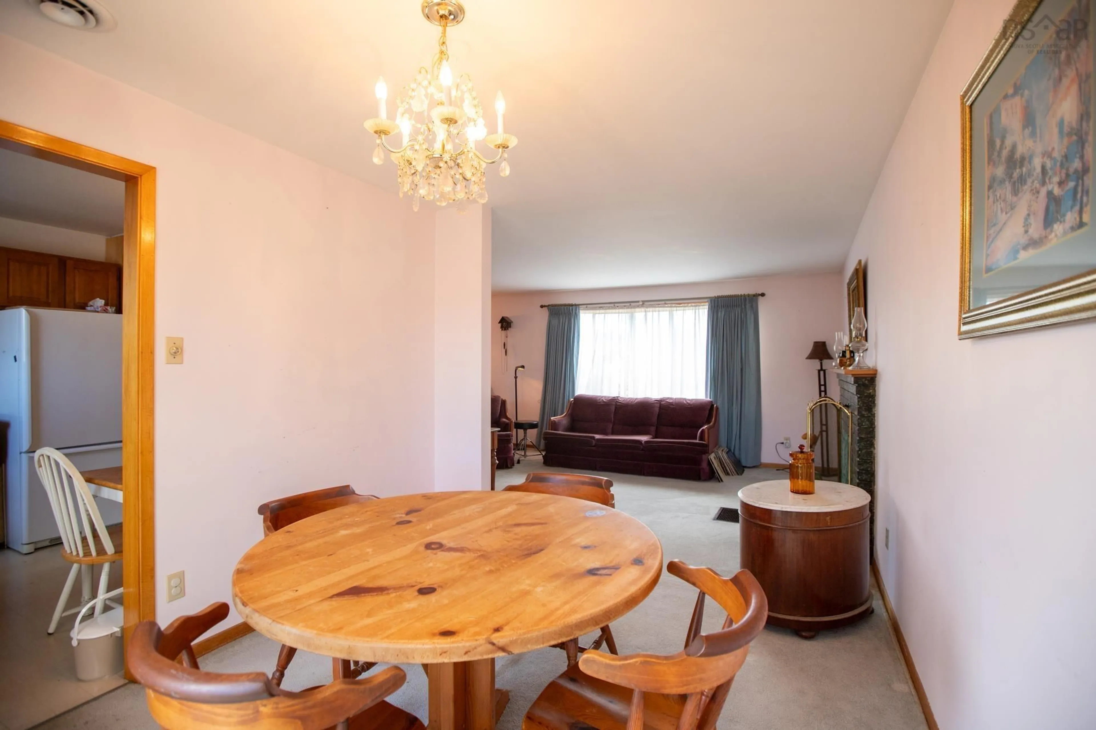 Dining room, wood/laminate floor for 15 Hollyoake Lane, Cole Harbour Nova Scotia B2V 1L6