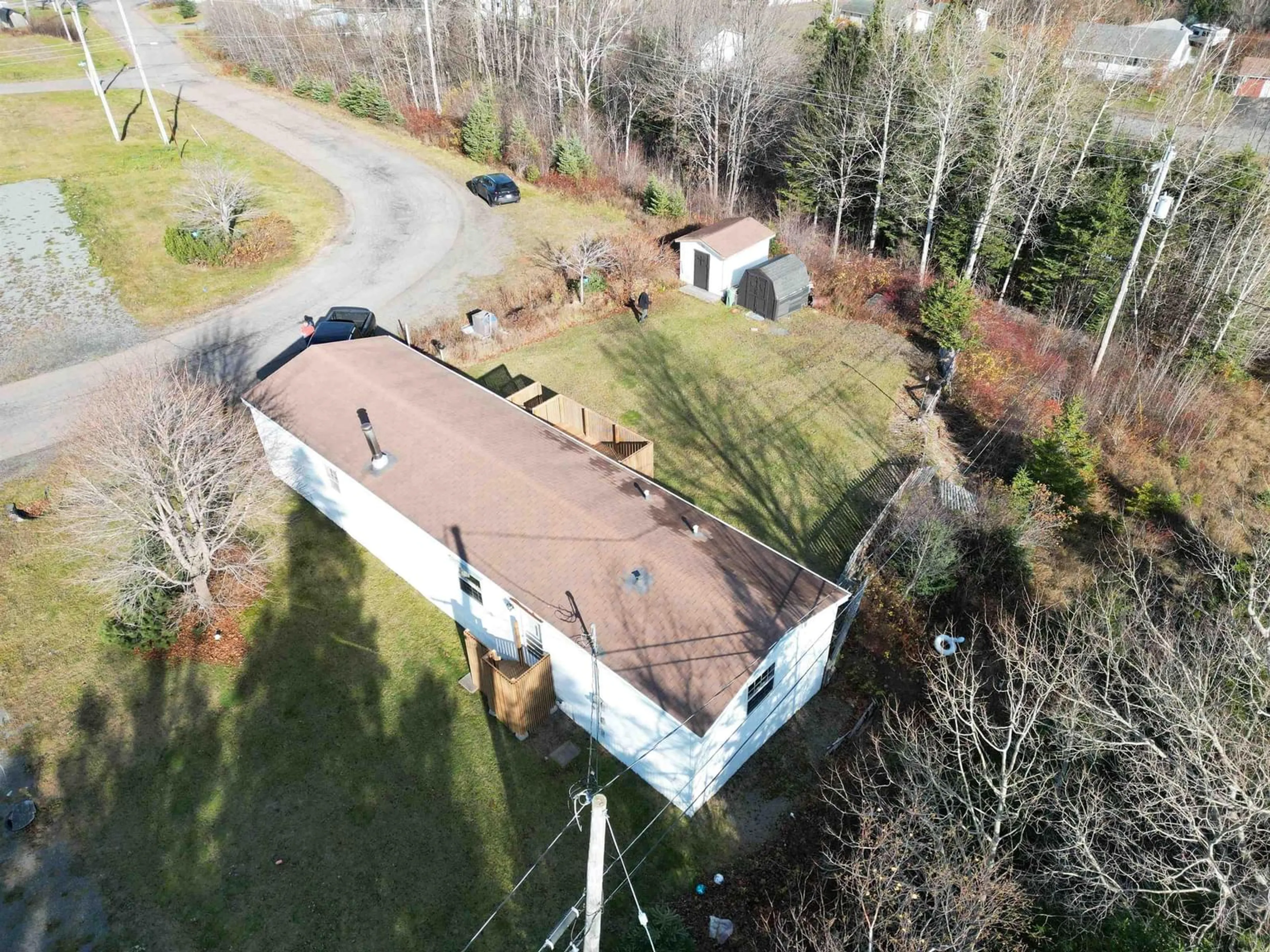 A pic from outside/outdoor area/front of a property/back of a property/a pic from drone, unknown for 16 Earl Ryan Dr, Mulgrave Nova Scotia B0E 2G0