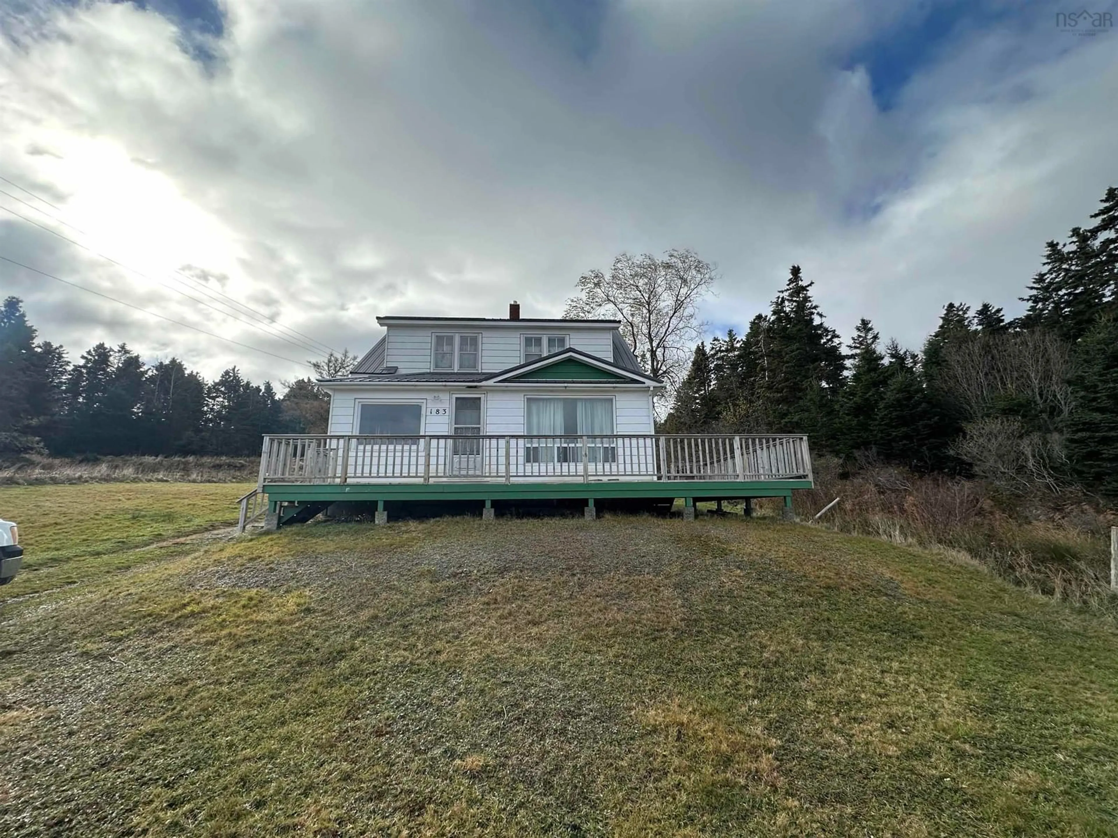 A pic from outside/outdoor area/front of a property/back of a property/a pic from drone, water/lake/river/ocean view for 183 Big Tancook Island Rd, Big Tancook Island Nova Scotia B0J 3G0