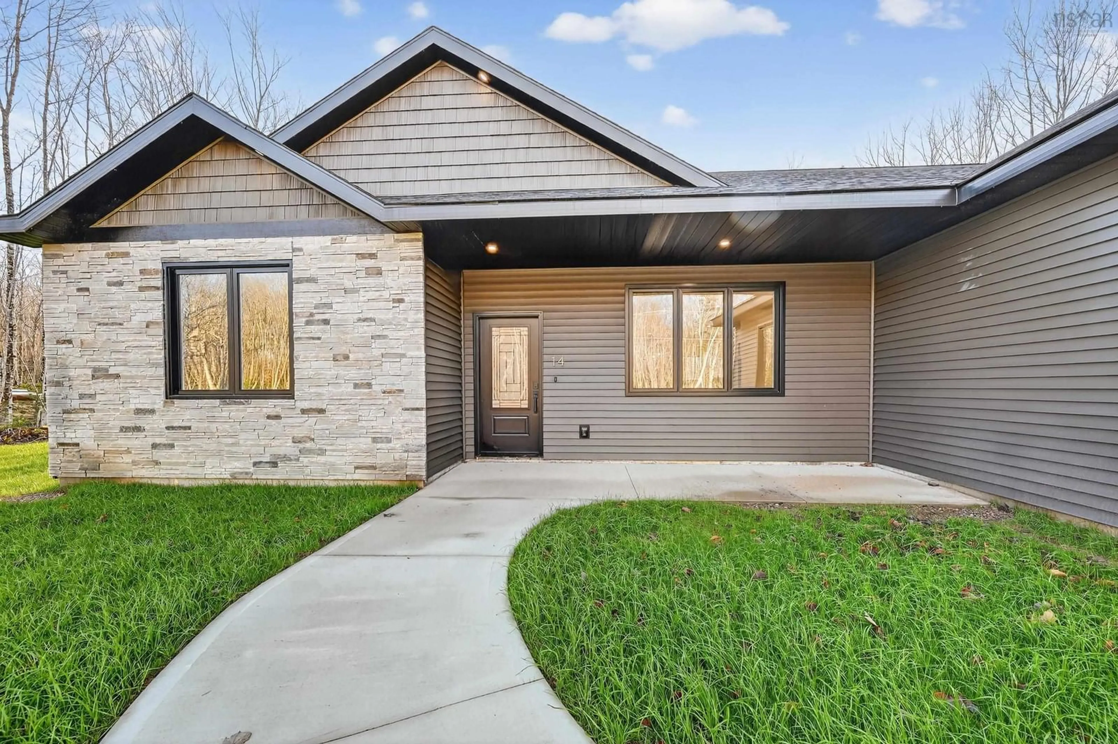 Home with brick exterior material, street for 14 Emerson Drive, Howie Centre Nova Scotia B1L 1H1