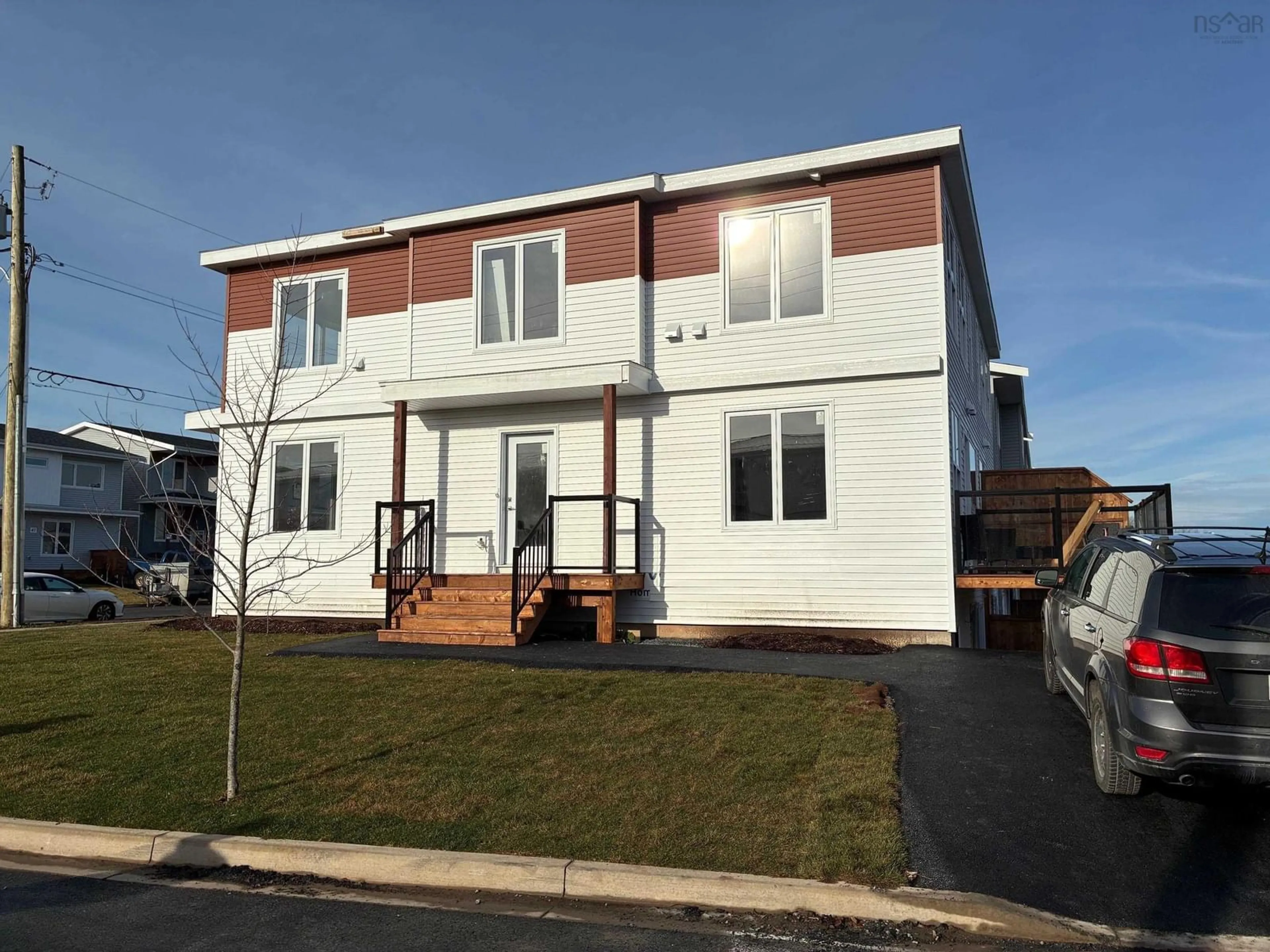 A pic from outside/outdoor area/front of a property/back of a property/a pic from drone, building for 52 Berm St #Lot 41B, Herring Cove Nova Scotia B3R 0H2