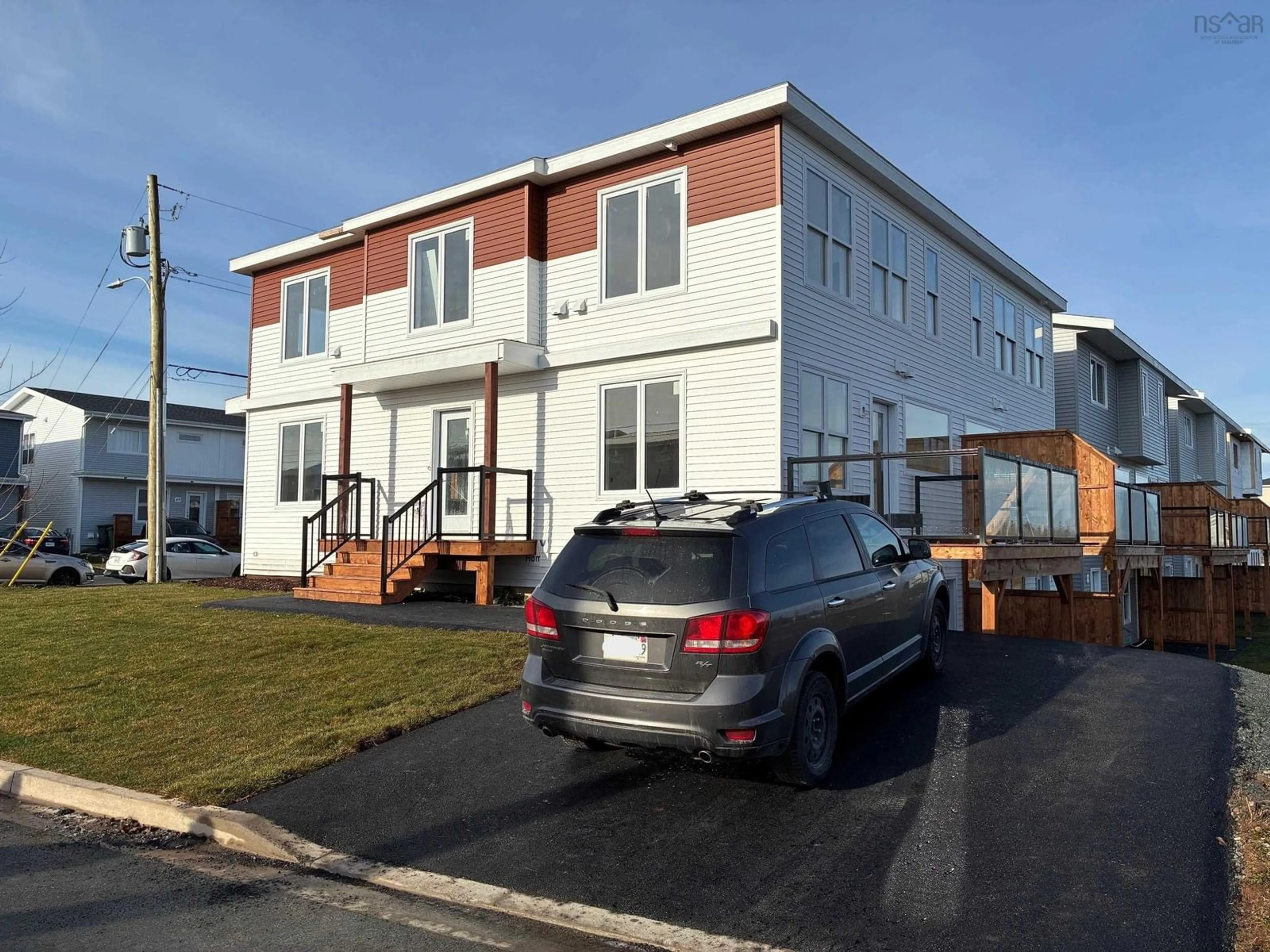A pic from outside/outdoor area/front of a property/back of a property/a pic from drone, building for 52 Berm St #Lot 41B, Herring Cove Nova Scotia B3R 0H2