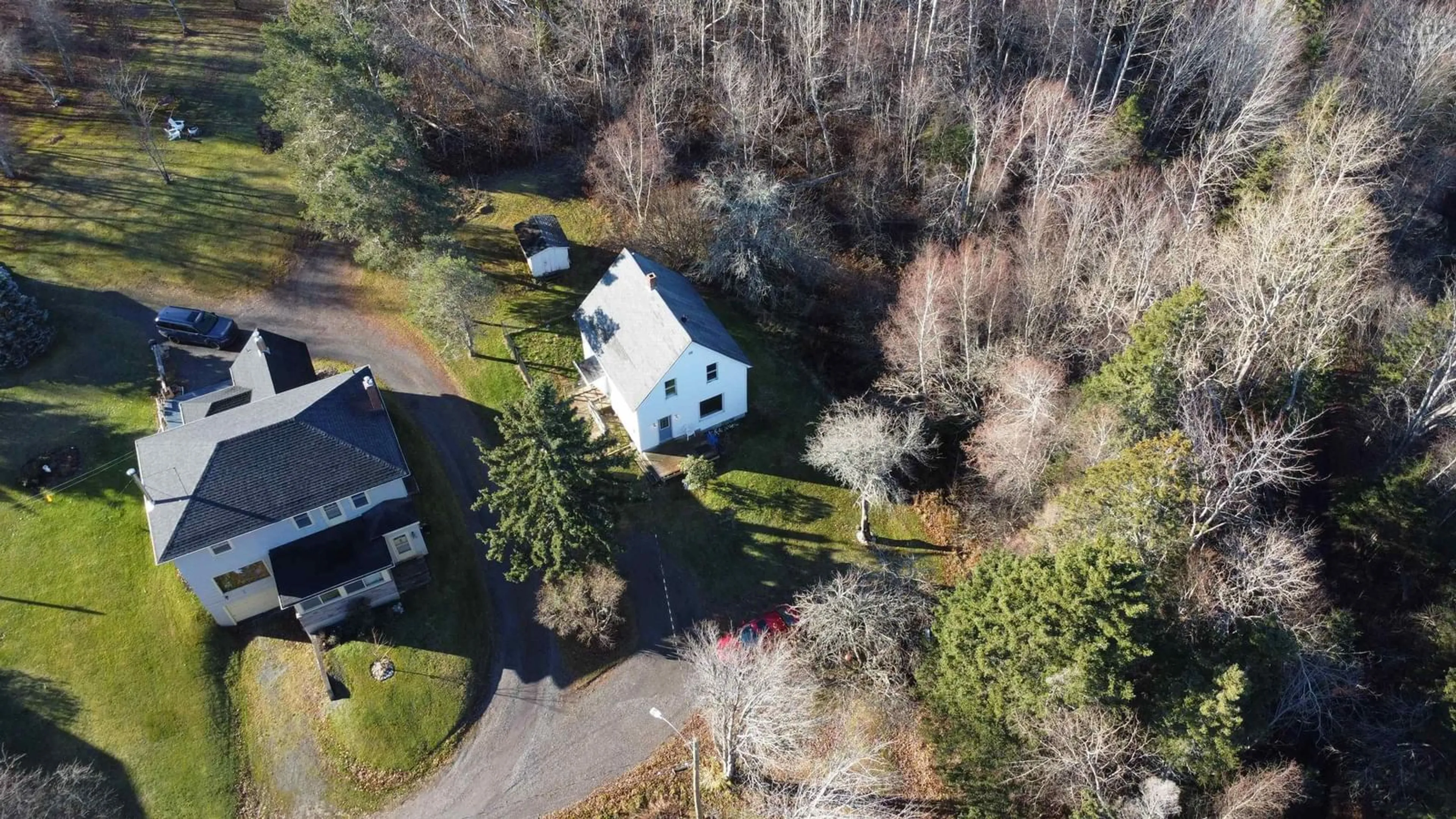 A pic from outside/outdoor area/front of a property/back of a property/a pic from drone, unknown for 19 Ash Rd, Thorburn Nova Scotia B0K 1W0