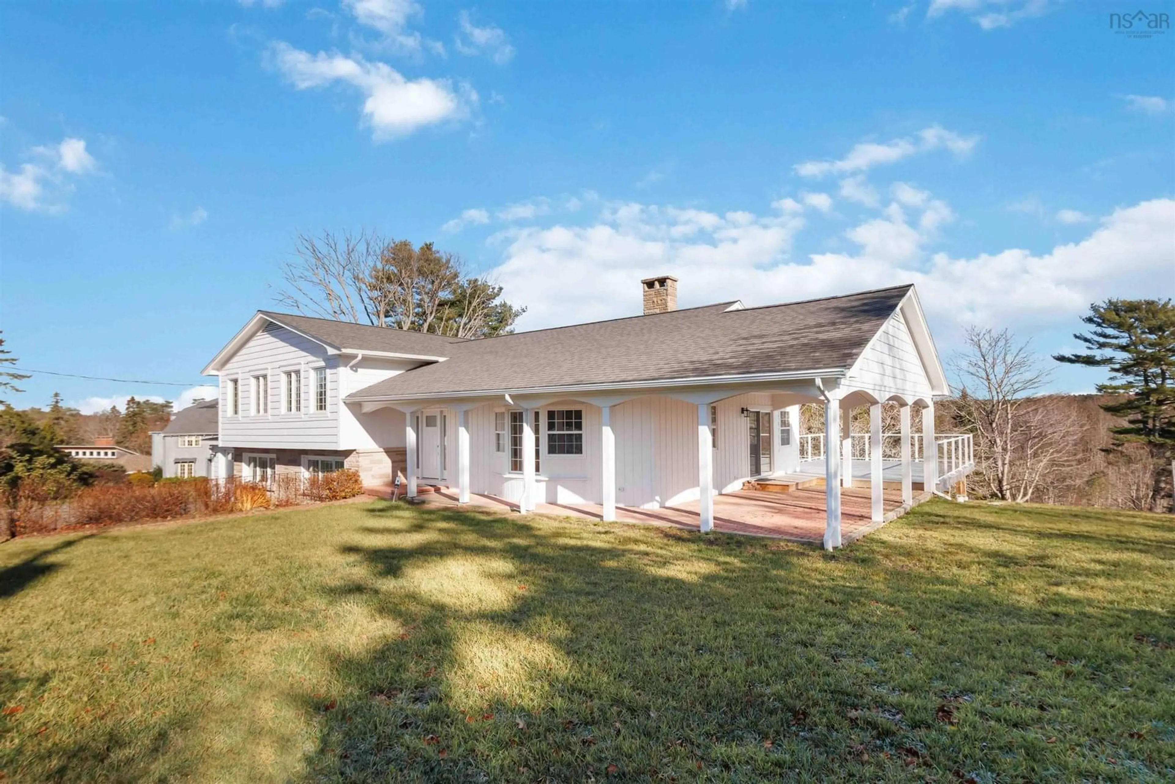 A pic from outside/outdoor area/front of a property/back of a property/a pic from drone, building for 97 Nauss Point Rd, Chester Nova Scotia B0J 1J0