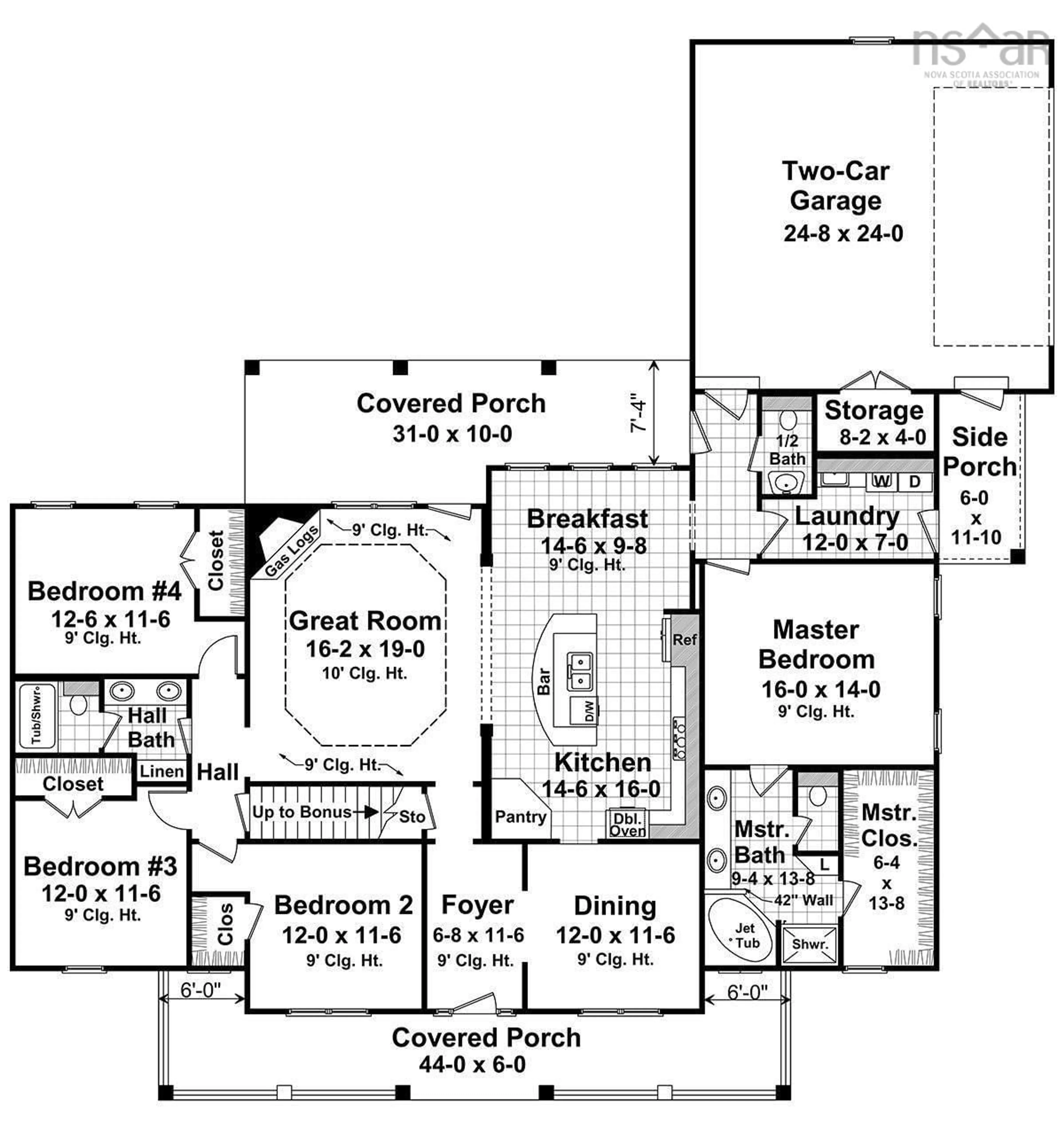 Floor plan for Lot 22-2 Clearway Street, Mahone Bay Nova Scotia B0J 2E0