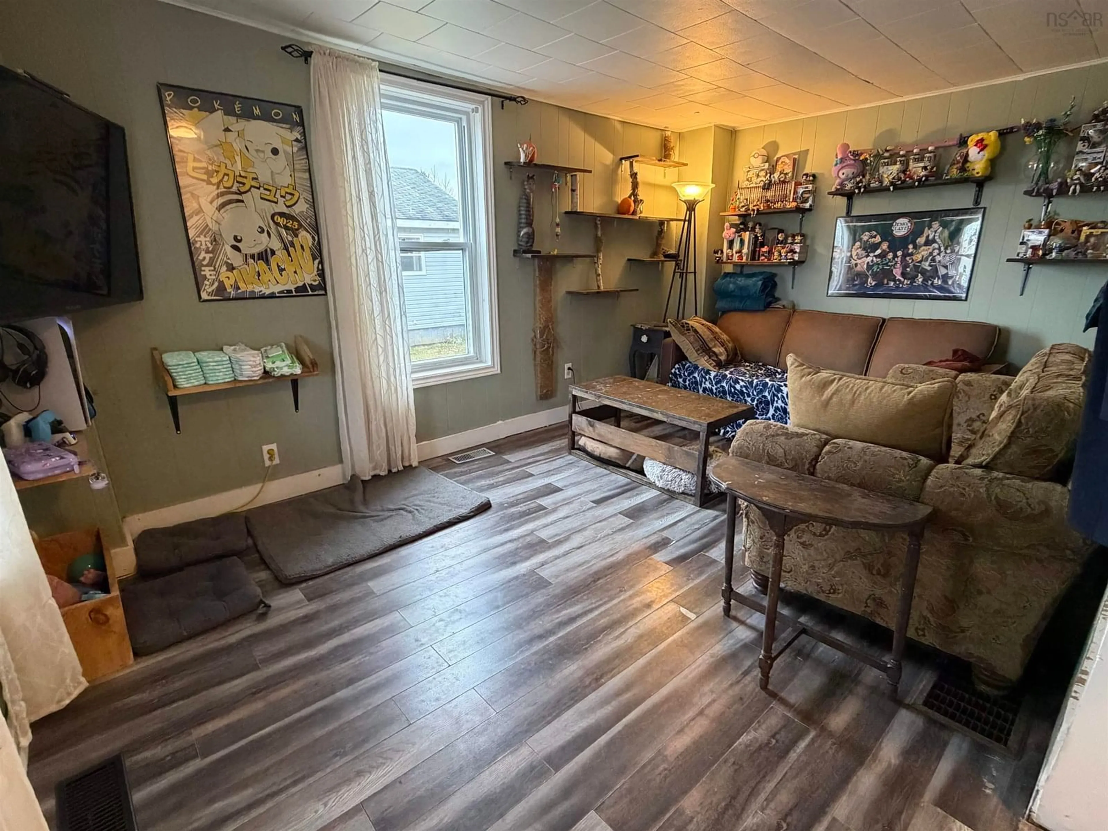 Living room with furniture, unknown for 2149 Cowan St, Westville Nova Scotia B0K 2A0
