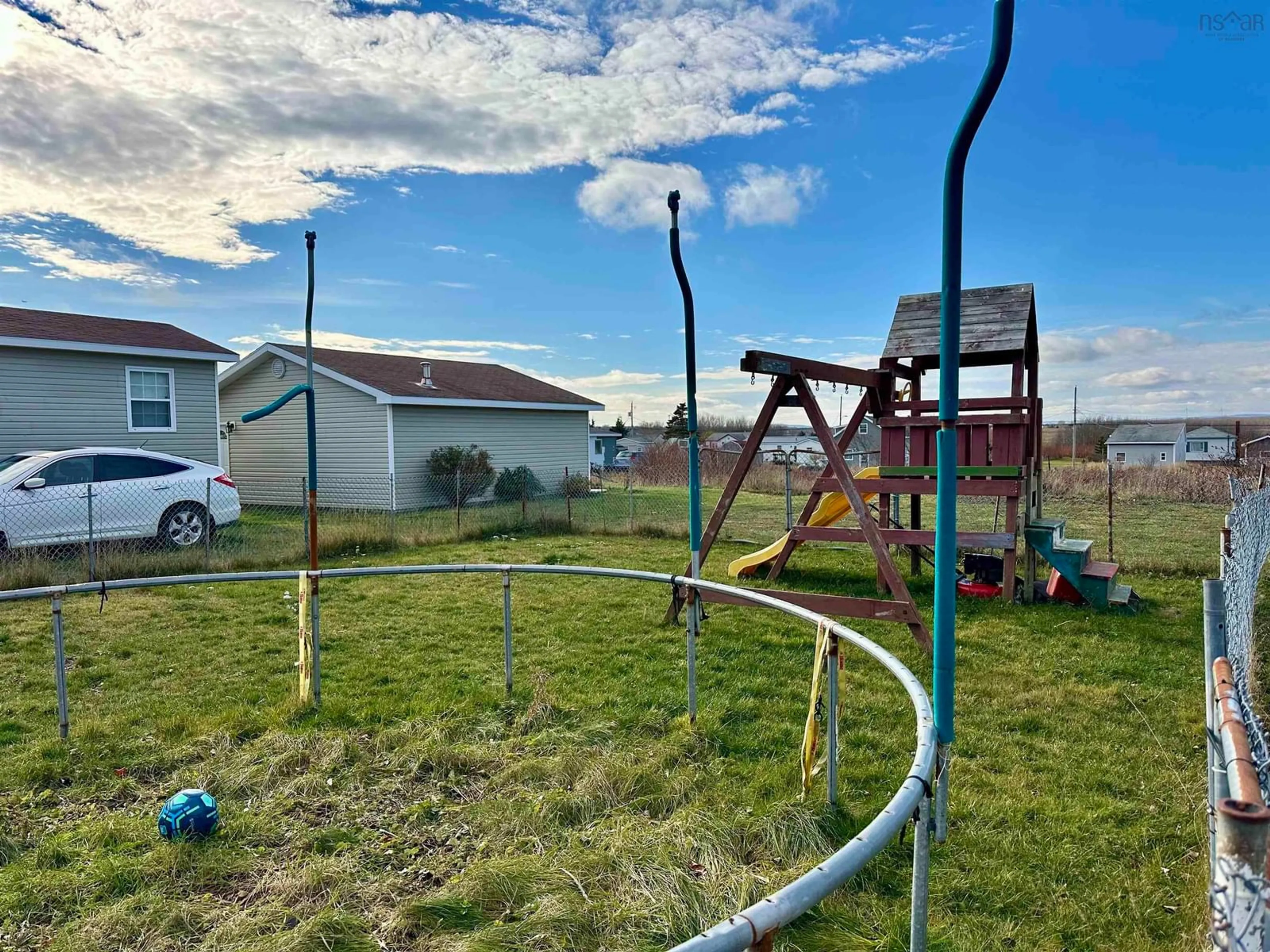 A pic from outside/outdoor area/front of a property/back of a property/a pic from drone, unknown for 19 Peck St, Sydney Mines Nova Scotia B1V 1V2