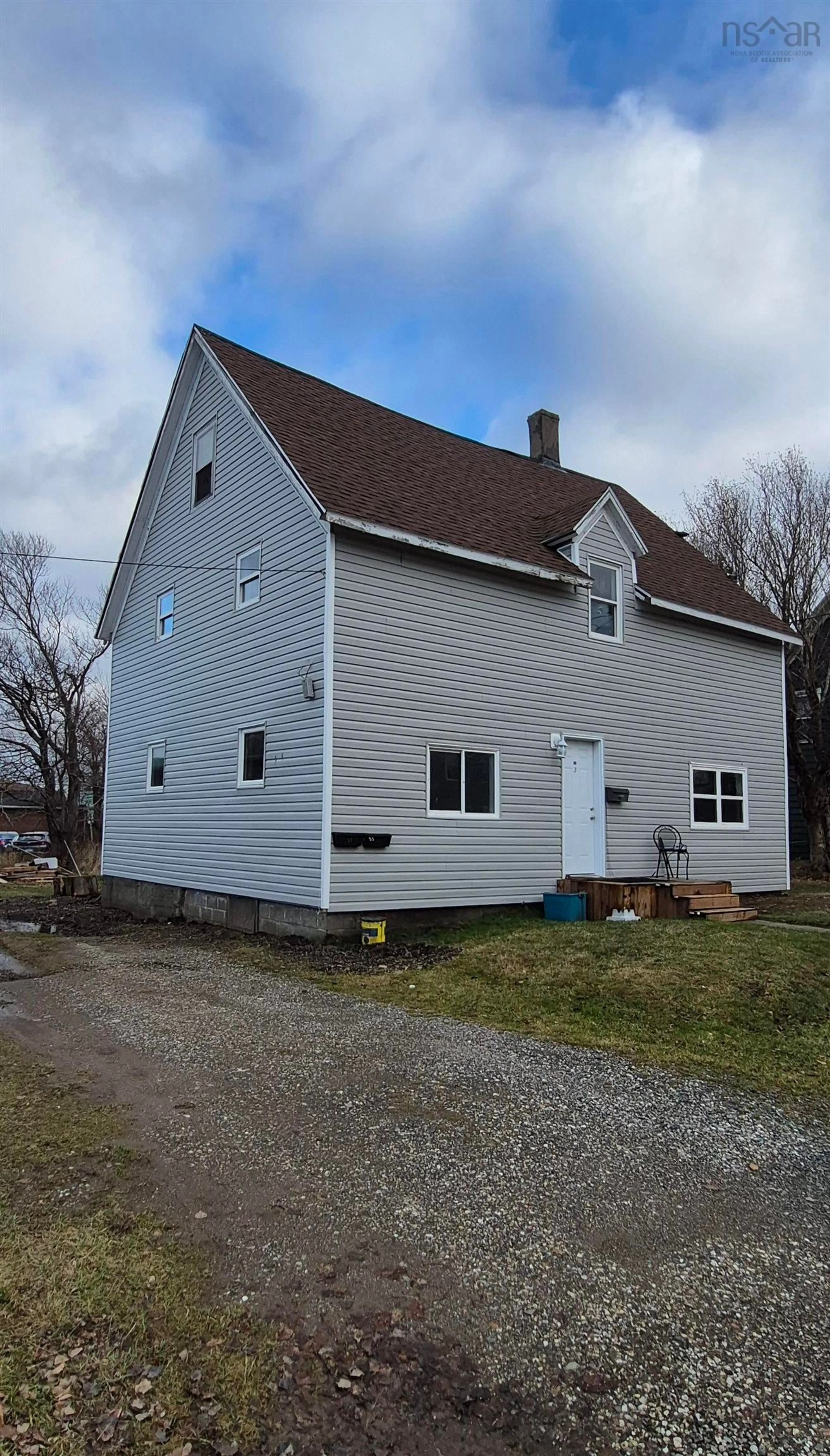 Home with vinyl exterior material, building for 53-55-57 Forrest St, Sydney Mines Nova Scotia B1V 2B2