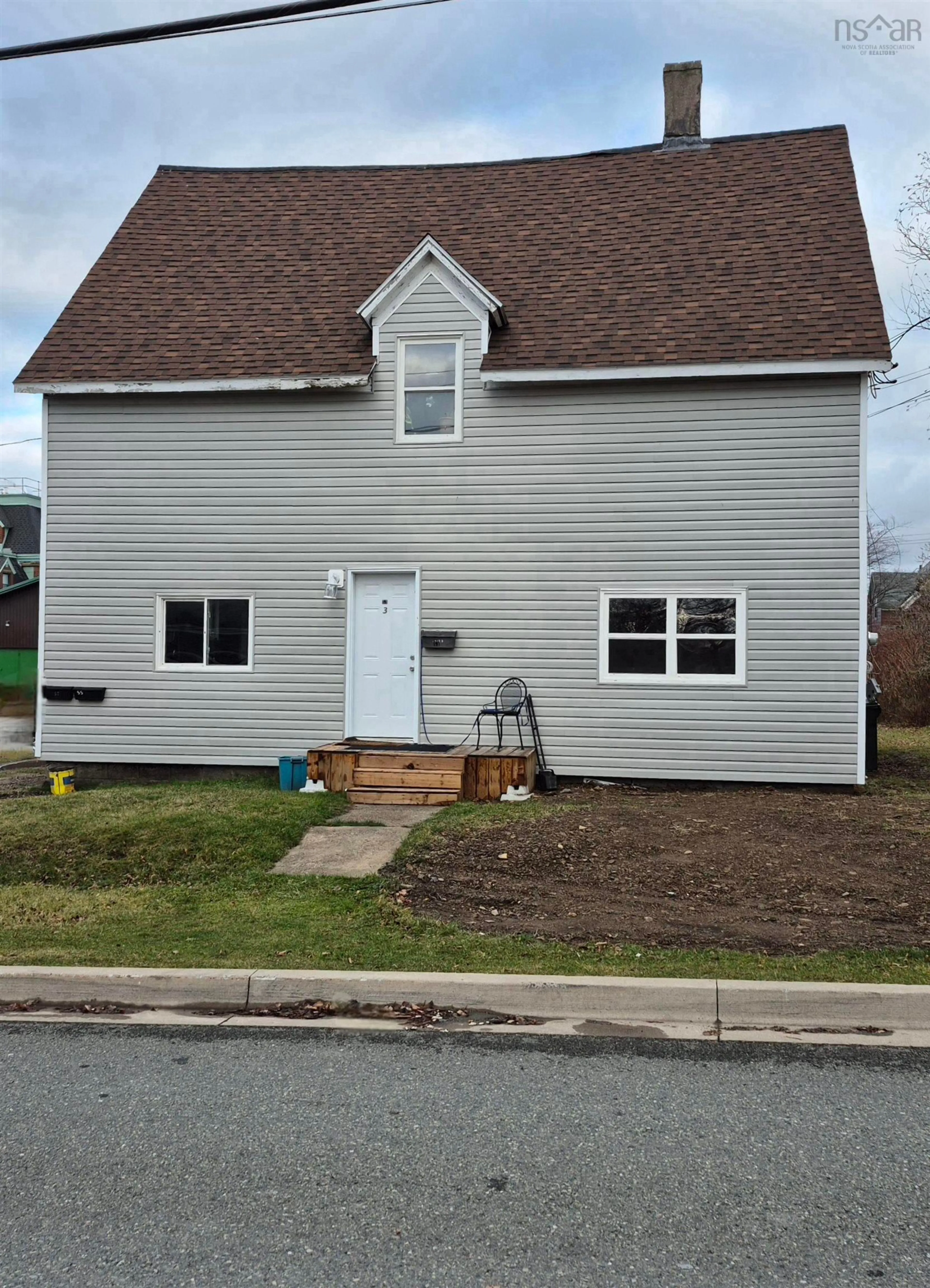 Home with vinyl exterior material, building for 53-55-57 Forrest St, Sydney Mines Nova Scotia B1V 2B2