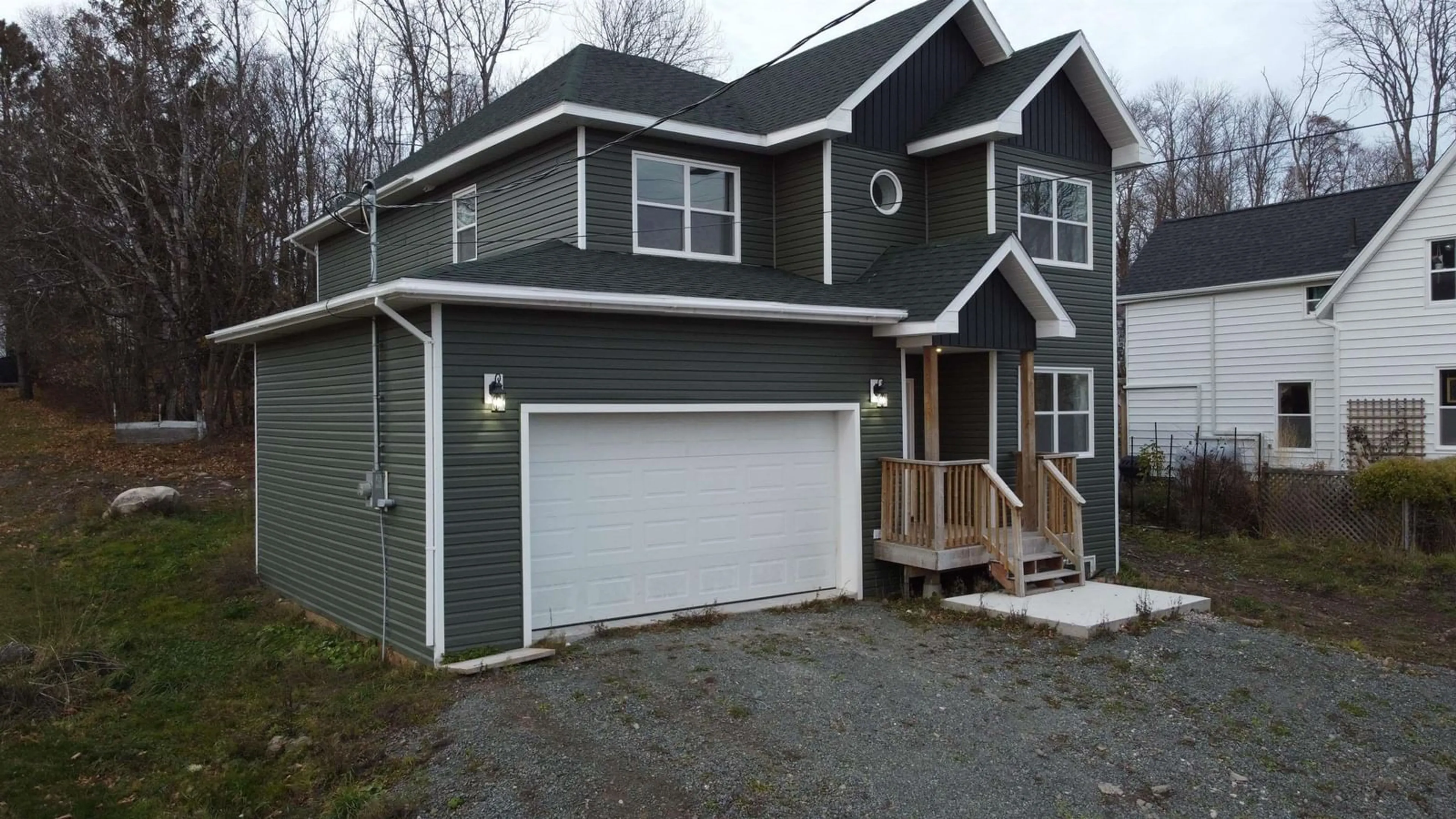 Home with vinyl exterior material, street for 134 High St, Pictou Nova Scotia B0K 1H0