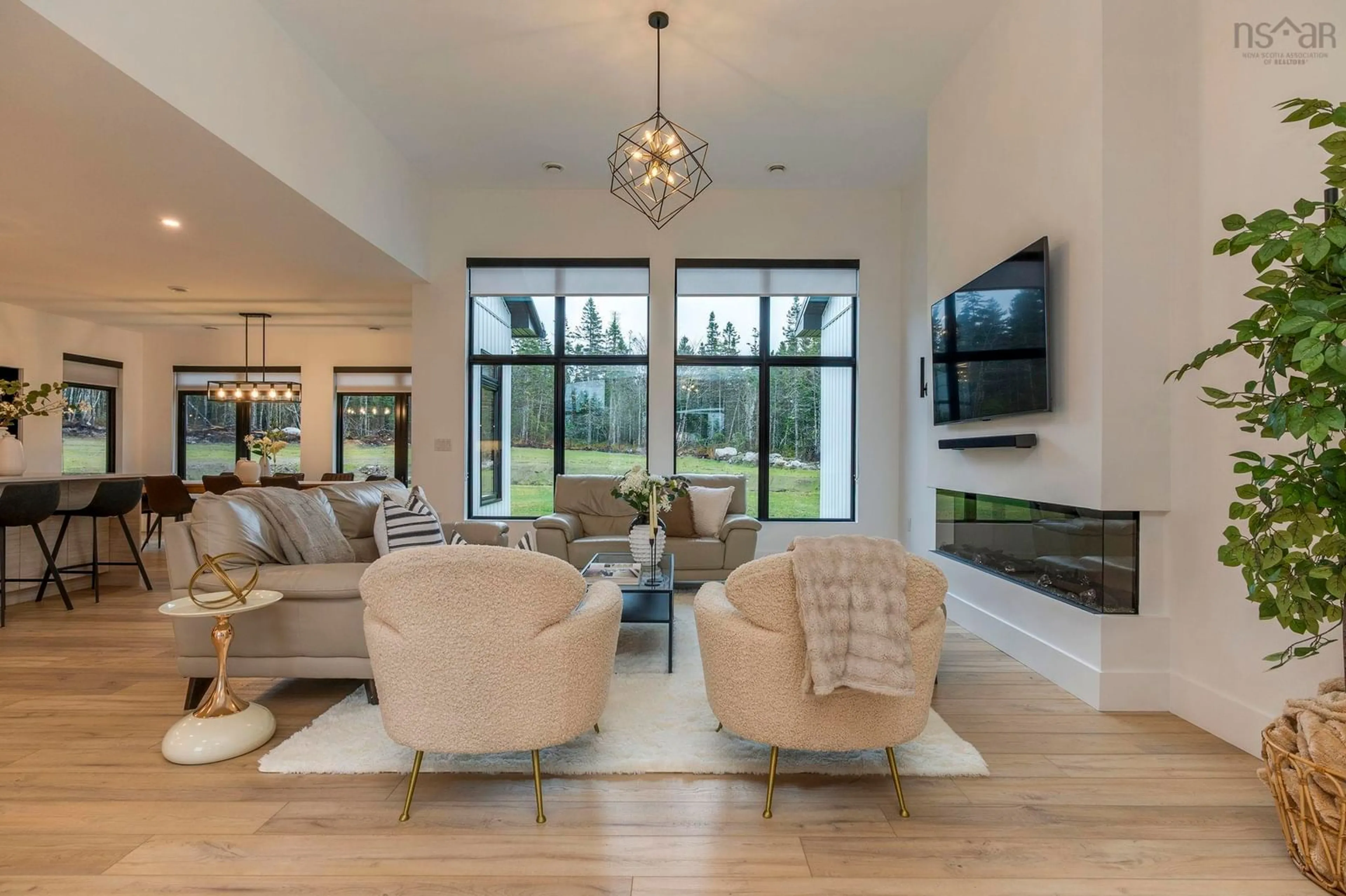 Living room with furniture, unknown for 64 Shady Vista Dr, Hatchet Lake Nova Scotia B3T 1V4