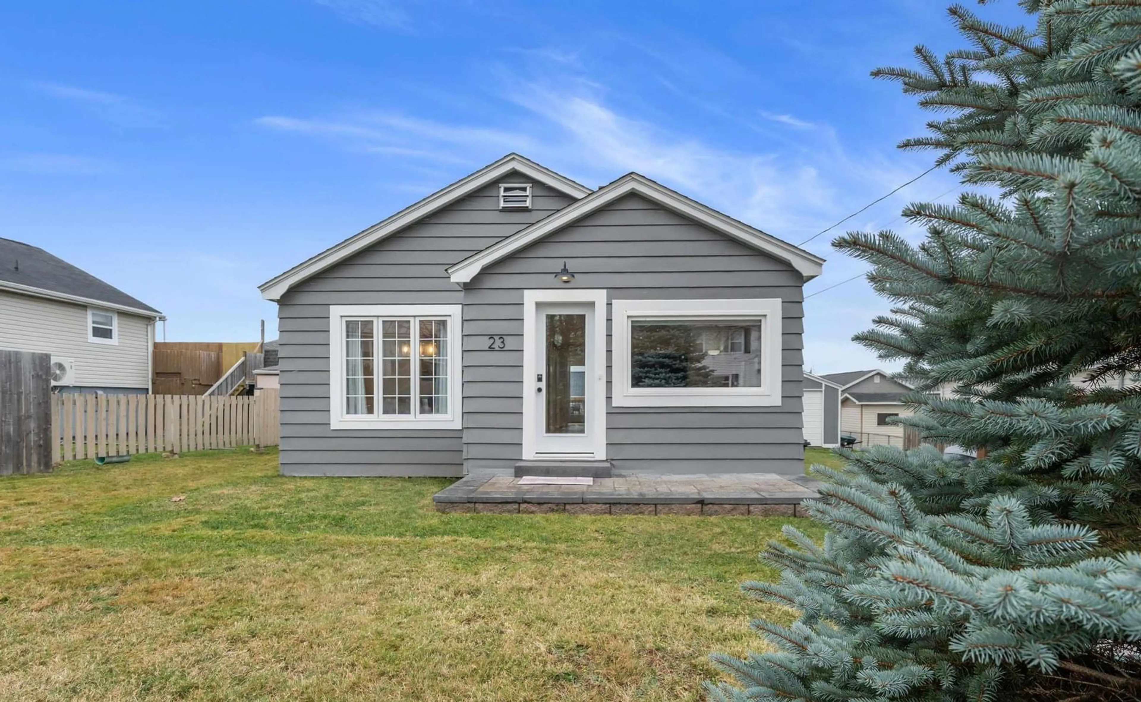 Home with vinyl exterior material, street for 23 Levis St, Halifax Nova Scotia B3R 1M1