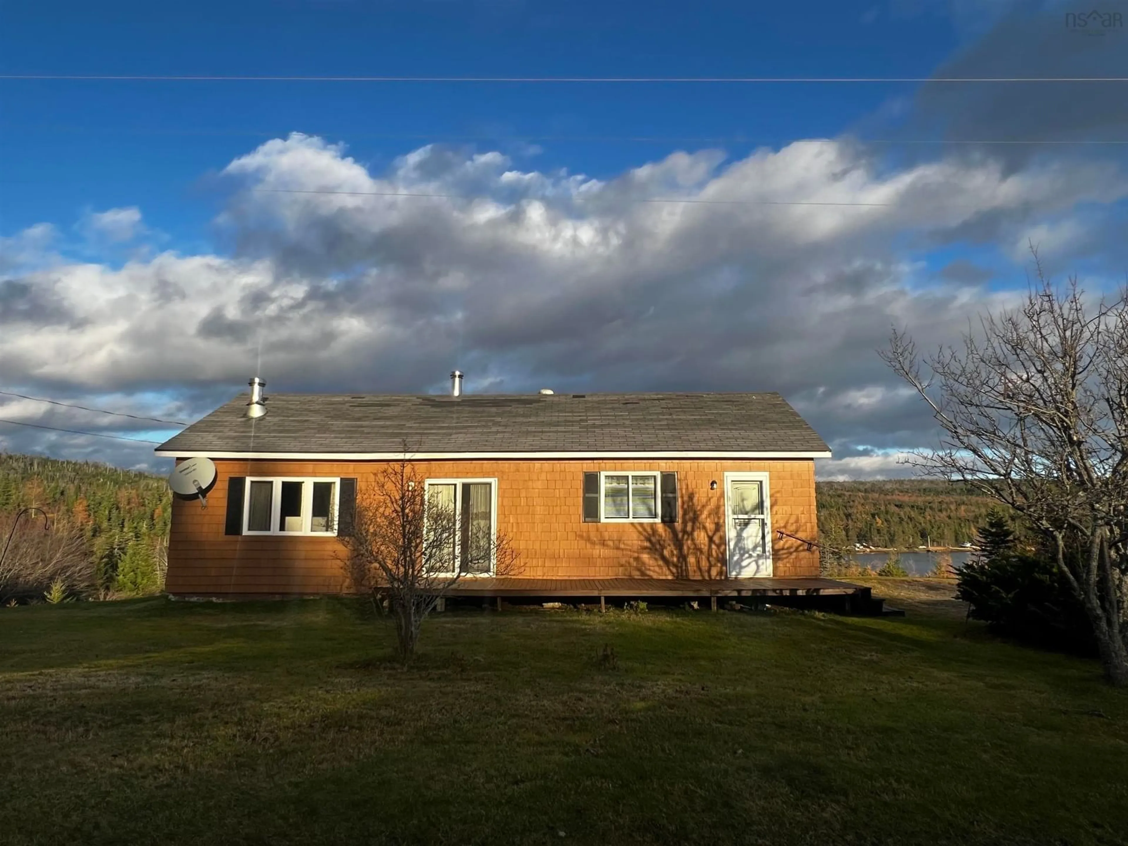 A pic from outside/outdoor area/front of a property/back of a property/a pic from drone, building for 13611 316 Hwy, Isaacs Harbour North Nova Scotia B0H 1S0