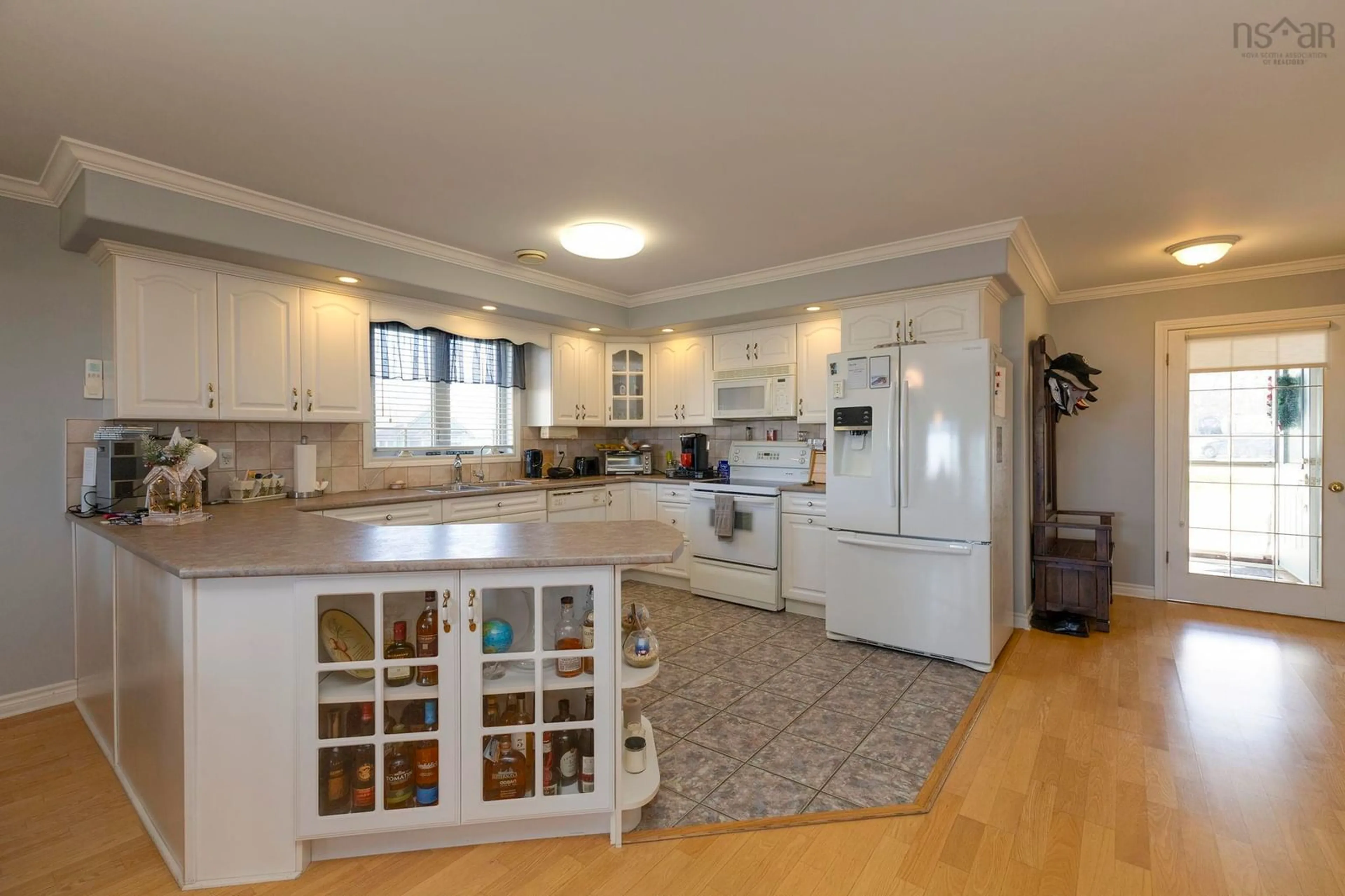 Open concept kitchen, ceramic/tile floor for 113 Simpson Rd #23, Braeshore Nova Scotia B0K 1H0