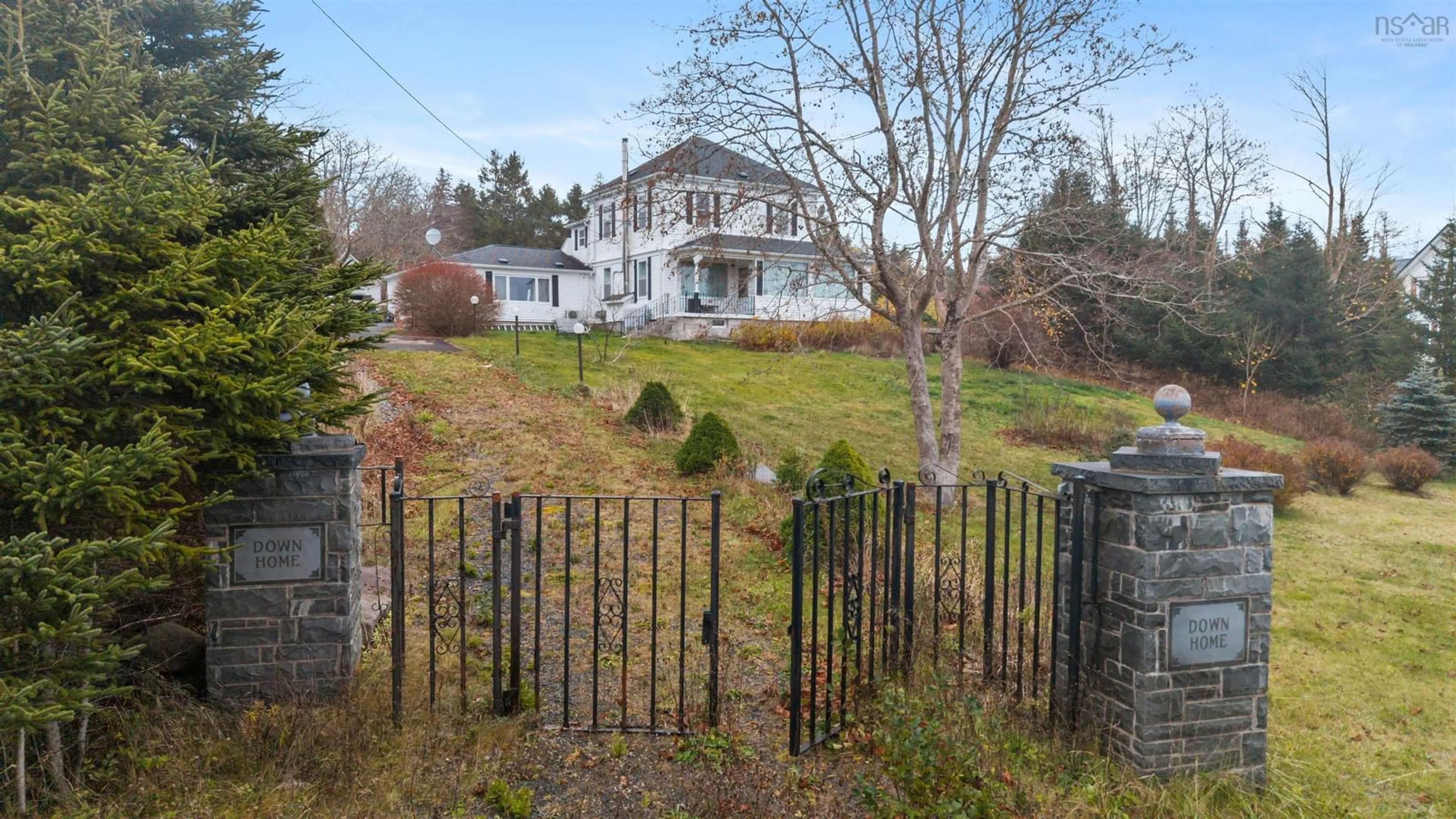 A pic from outside/outdoor area/front of a property/back of a property/a pic from drone, building for 8 Dufferin Mines Rd, Port Dufferin Nova Scotia B0J 2R0