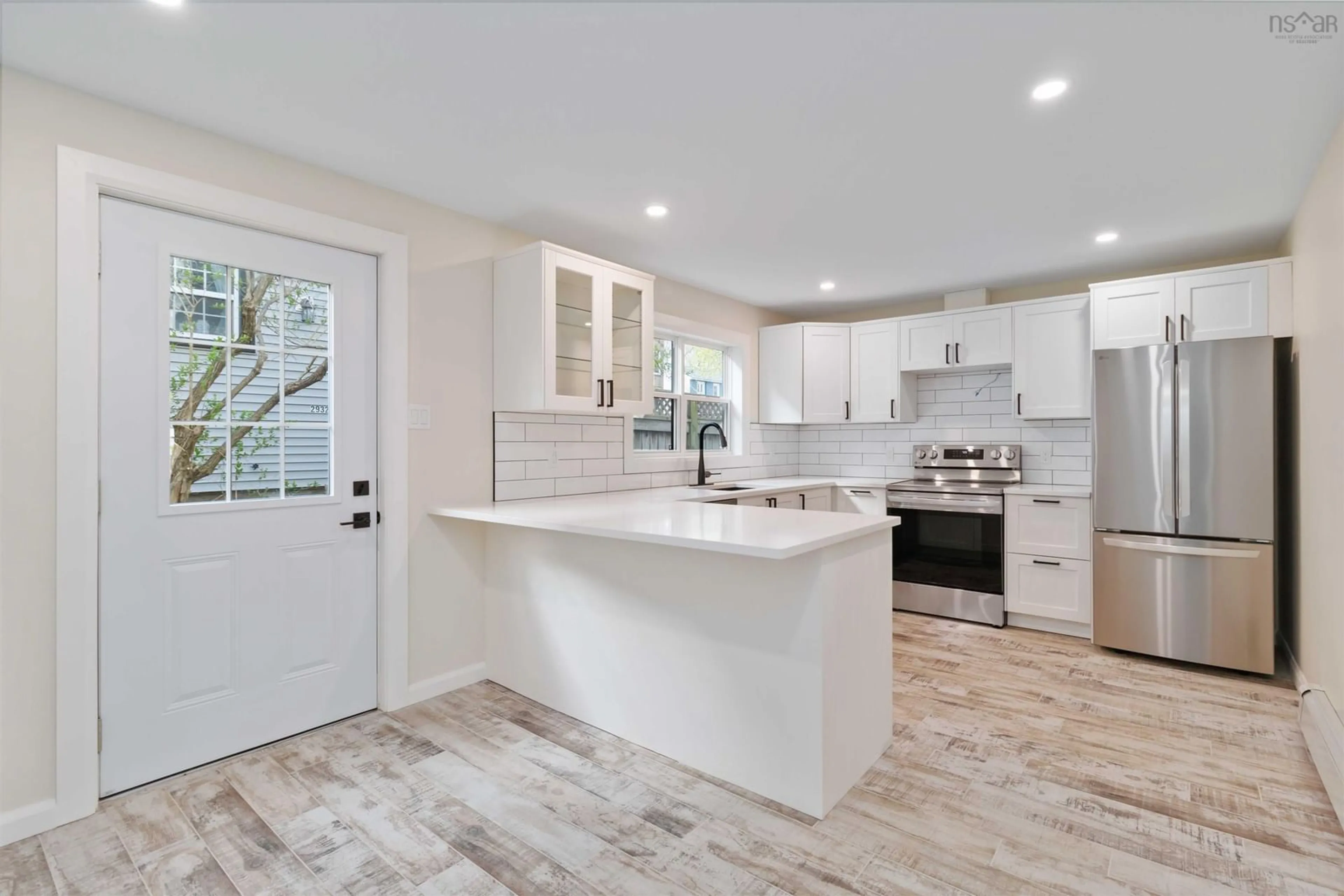 Open concept kitchen, ceramic/tile floor for 6266 Liverpool St, Halifax Nova Scotia B3L 1X8