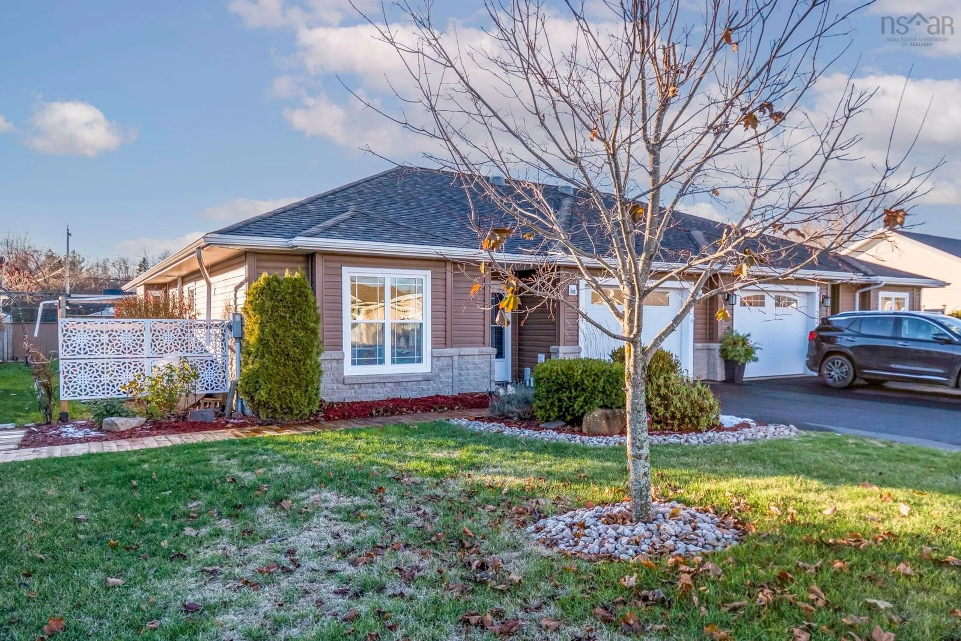 Home with vinyl exterior material, street for 24 Beckwith Dr, Berwick Nova Scotia B0P 1E0