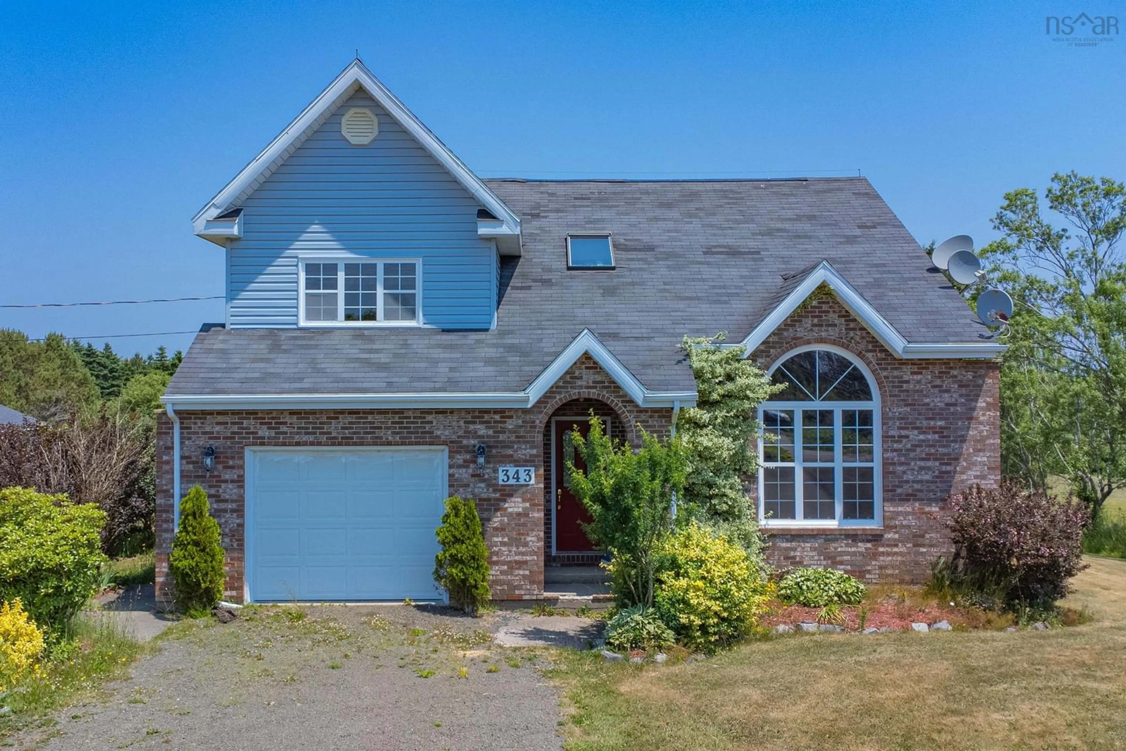 Home with vinyl exterior material, street for 343 Peter Dugas Rd, Meteghan Nova Scotia B0W 2J0