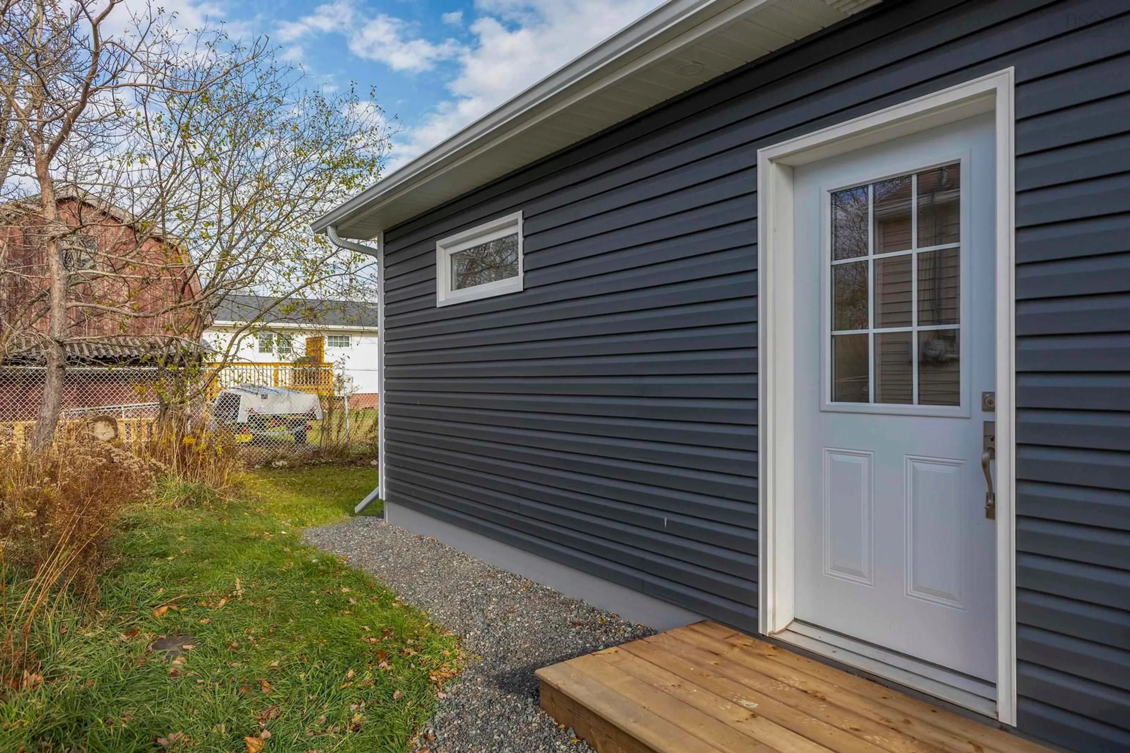 Home with vinyl exterior material, street for 54 Oak St, Pictou Nova Scotia B0K 1H0