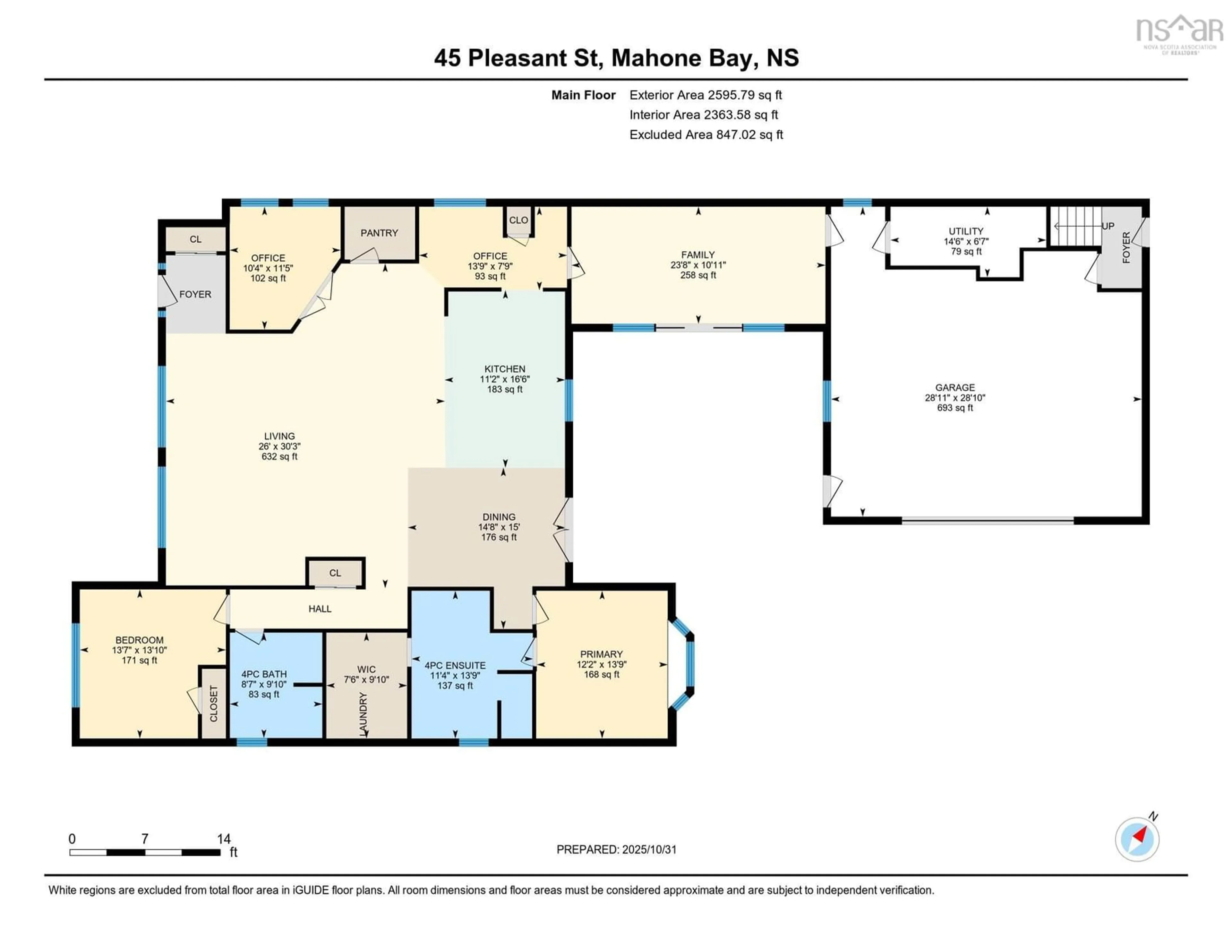 Floor plan for 45 Pleasant St, Mahone Bay Nova Scotia B0J 2E0