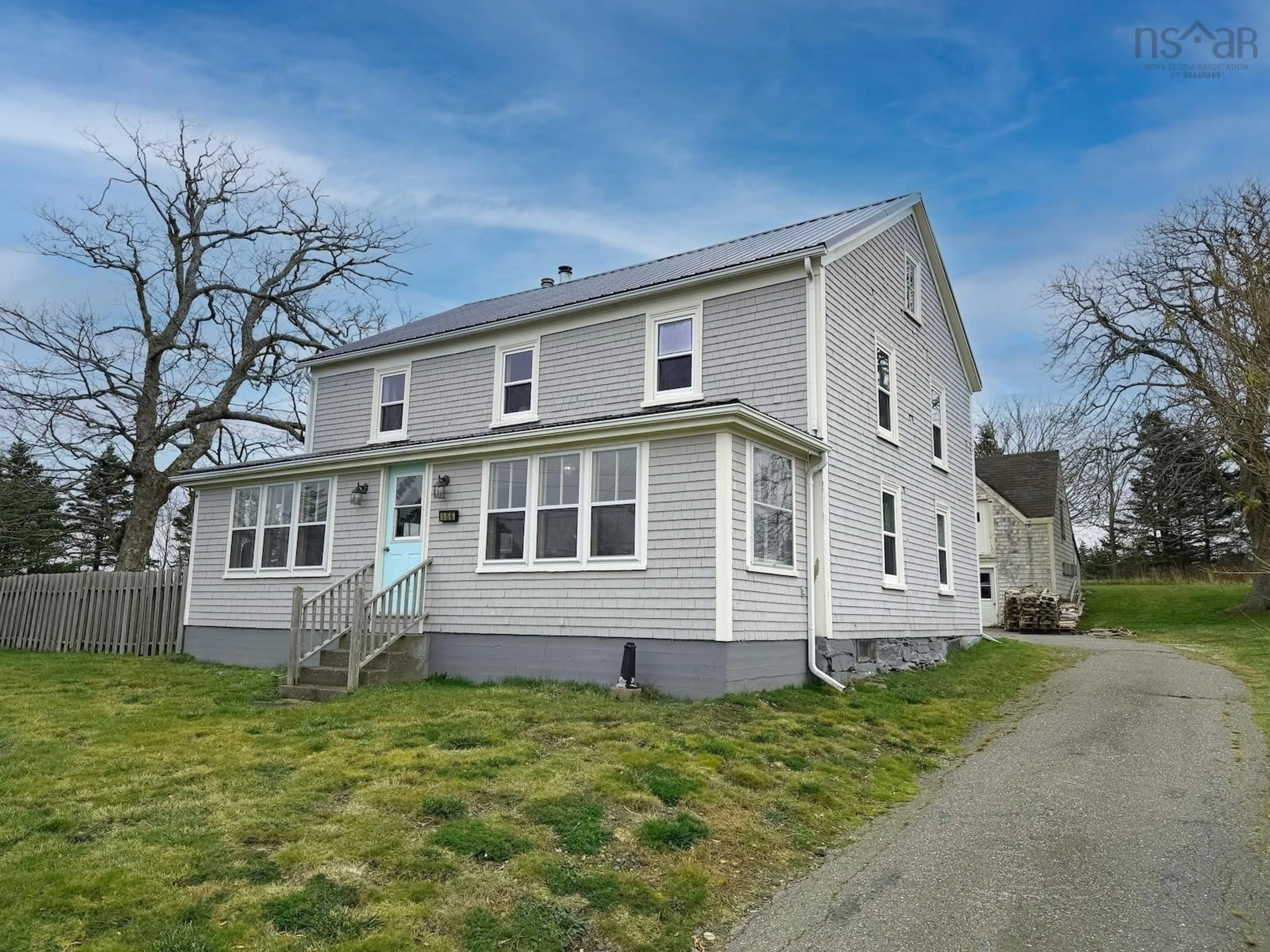 A pic from outside/outdoor area/front of a property/back of a property/a pic from drone, building for 156 Main Shore Rd, Milton Highlands Nova Scotia B5A 5H1