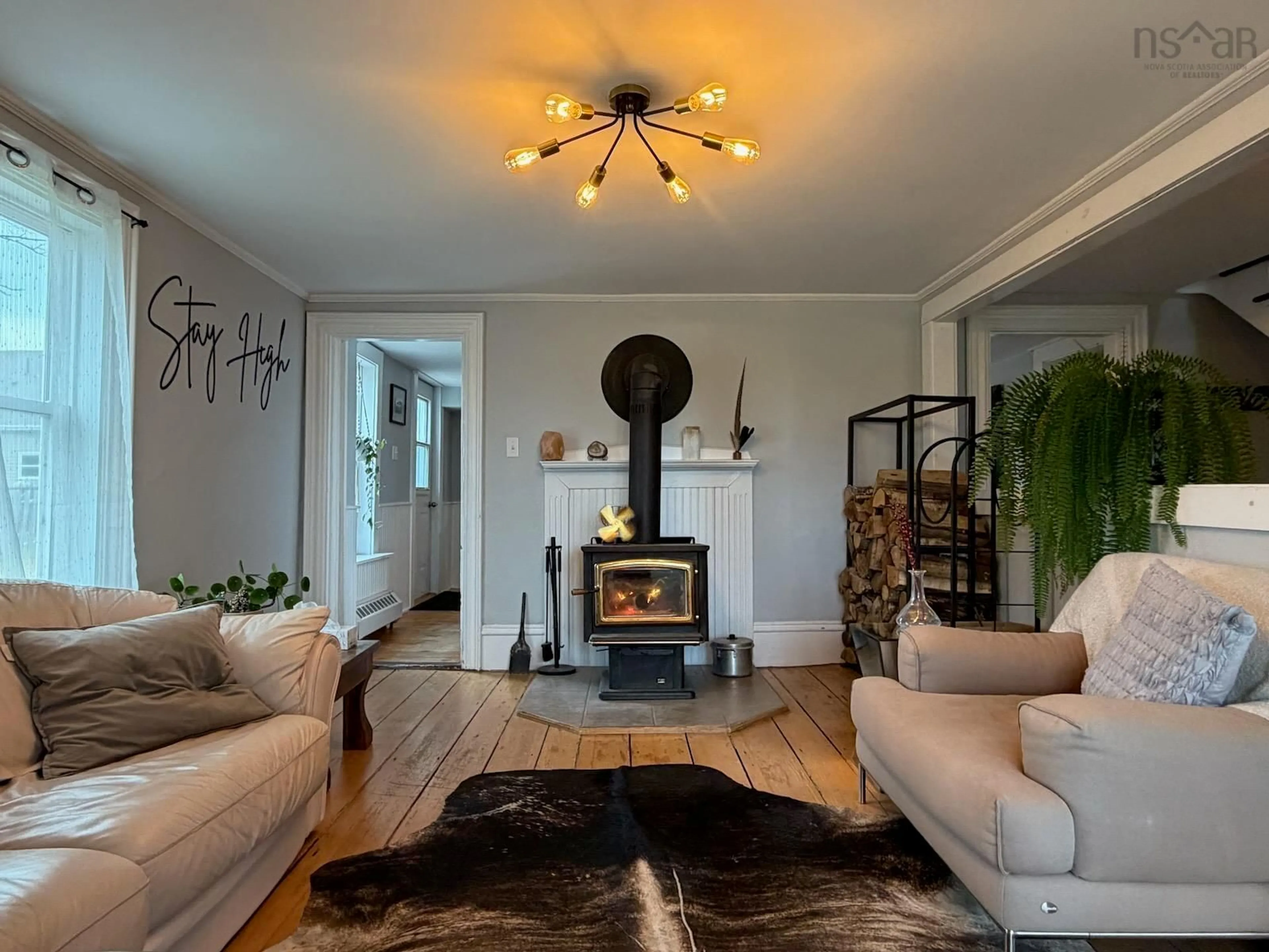 Living room with furniture, unknown for 156 Main Shore Rd, Milton Highlands Nova Scotia B5A 5H1