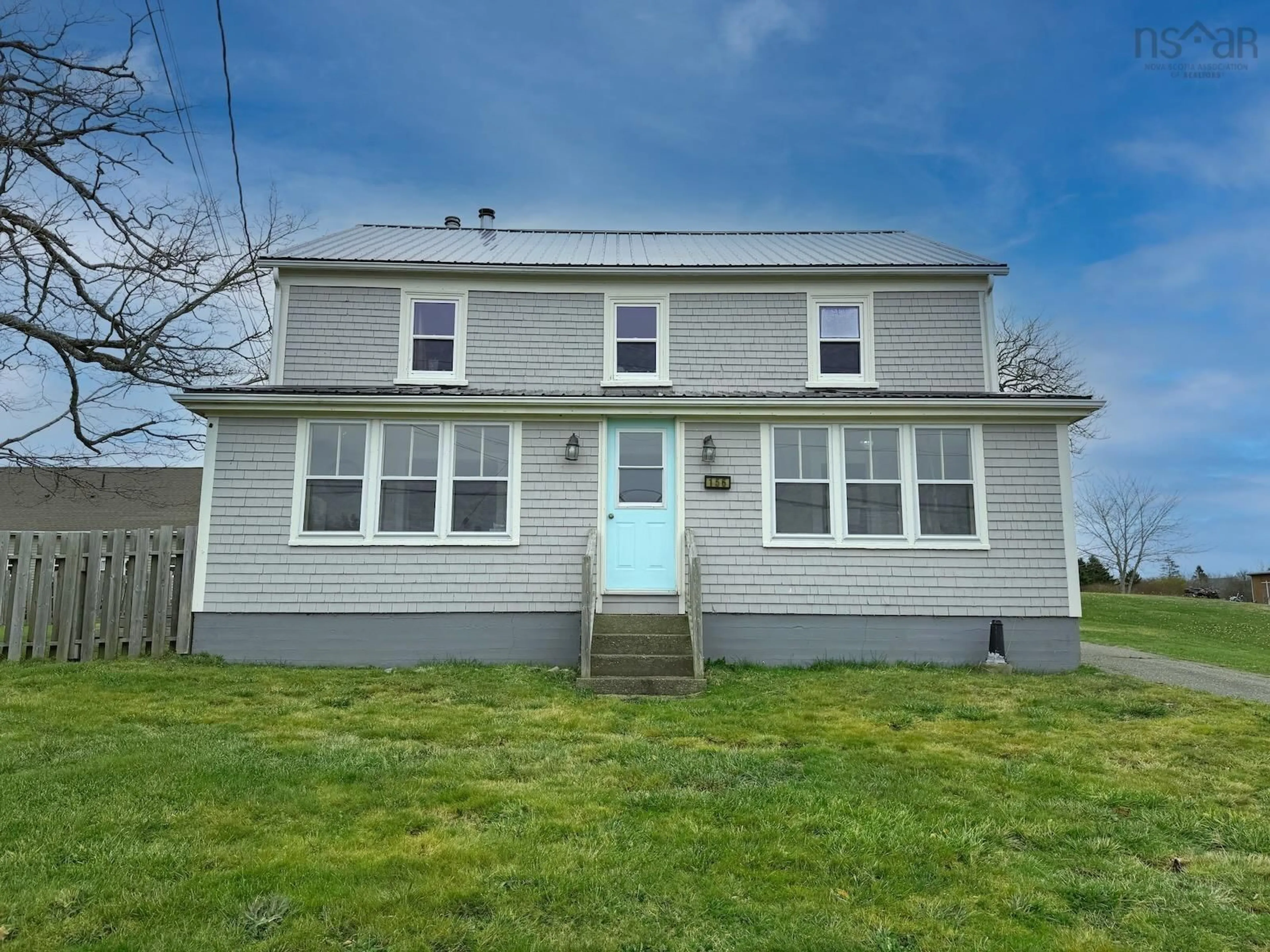 Home with vinyl exterior material, street for 156 Main Shore Rd, Milton Highlands Nova Scotia B5A 5H1