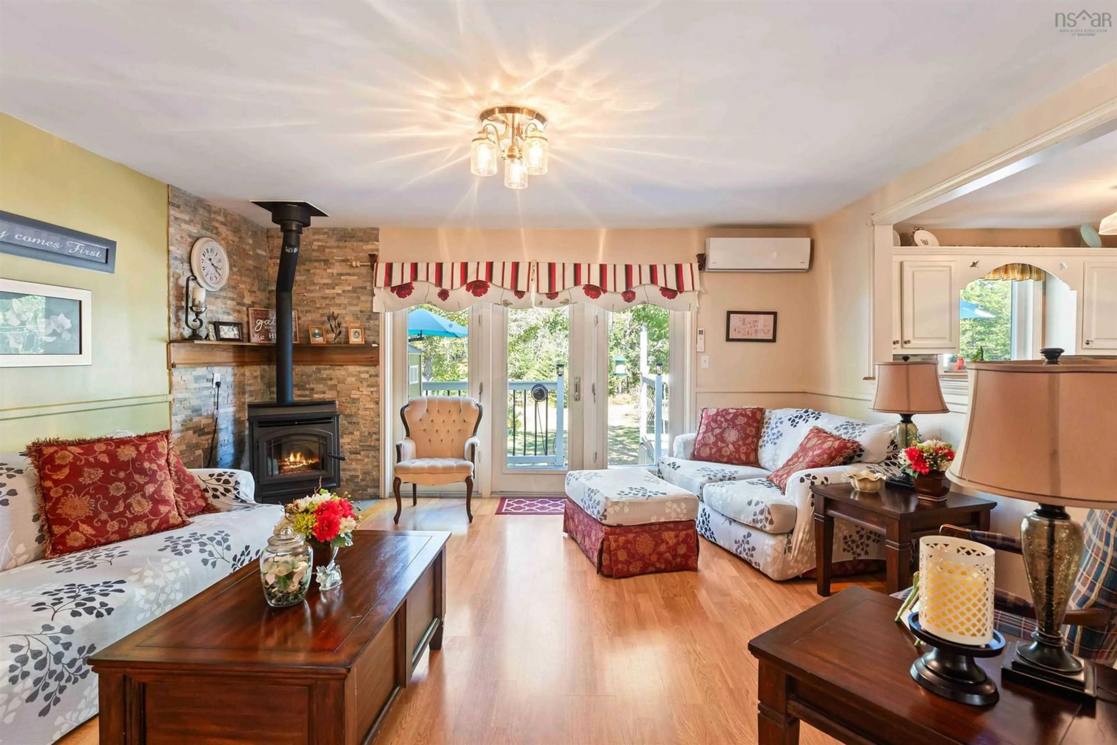 Living room with furniture, unknown for 772 Parker Mountain Rd, Parkers Cove Nova Scotia B0S 1A0