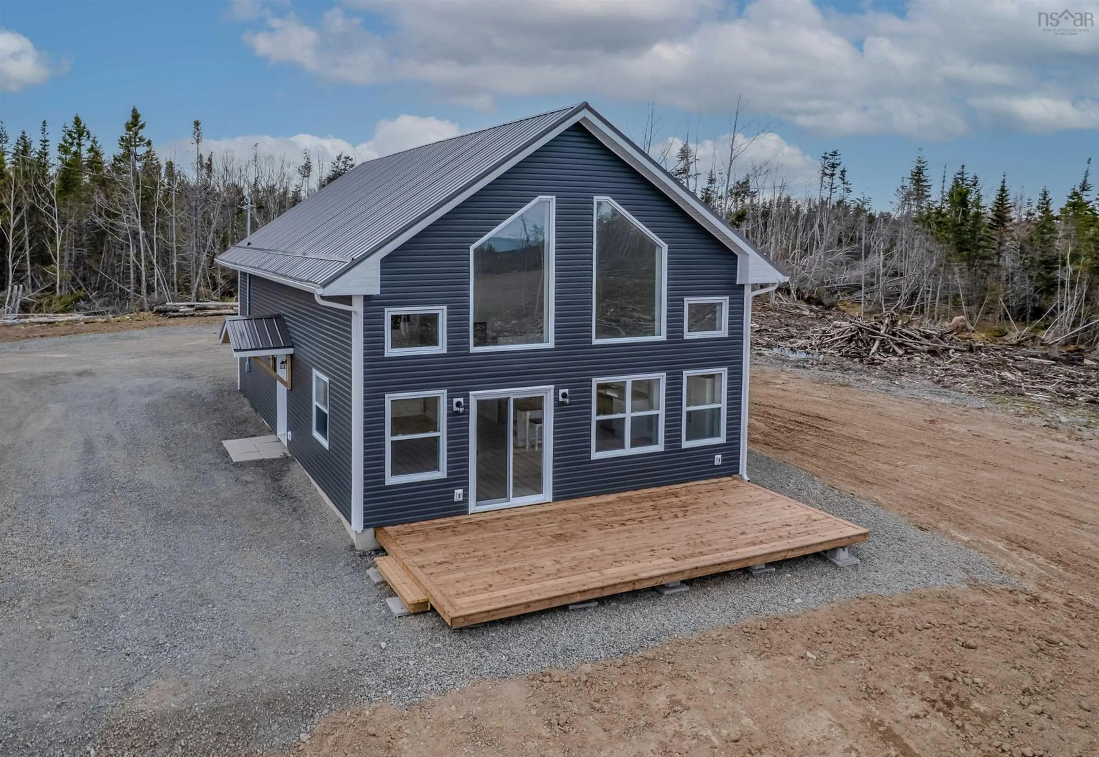 A pic from outside/outdoor area/front of a property/back of a property/a pic from drone, building for 36 Brewer Dr, Mira Gut Nova Scotia B1K 2W4