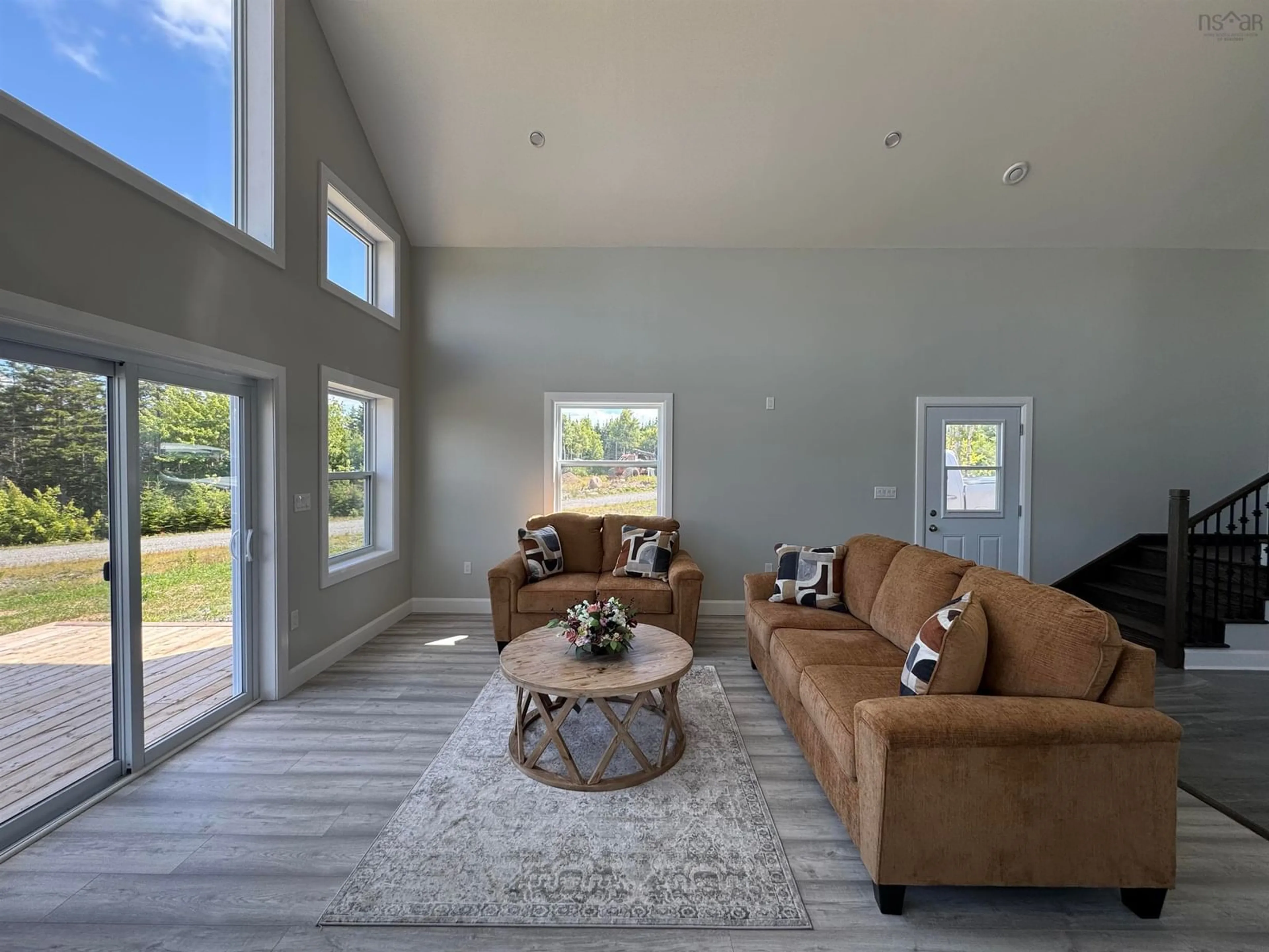 Living room with furniture, unknown for 36 Brewer Dr, Mira Gut Nova Scotia B1K 2W4