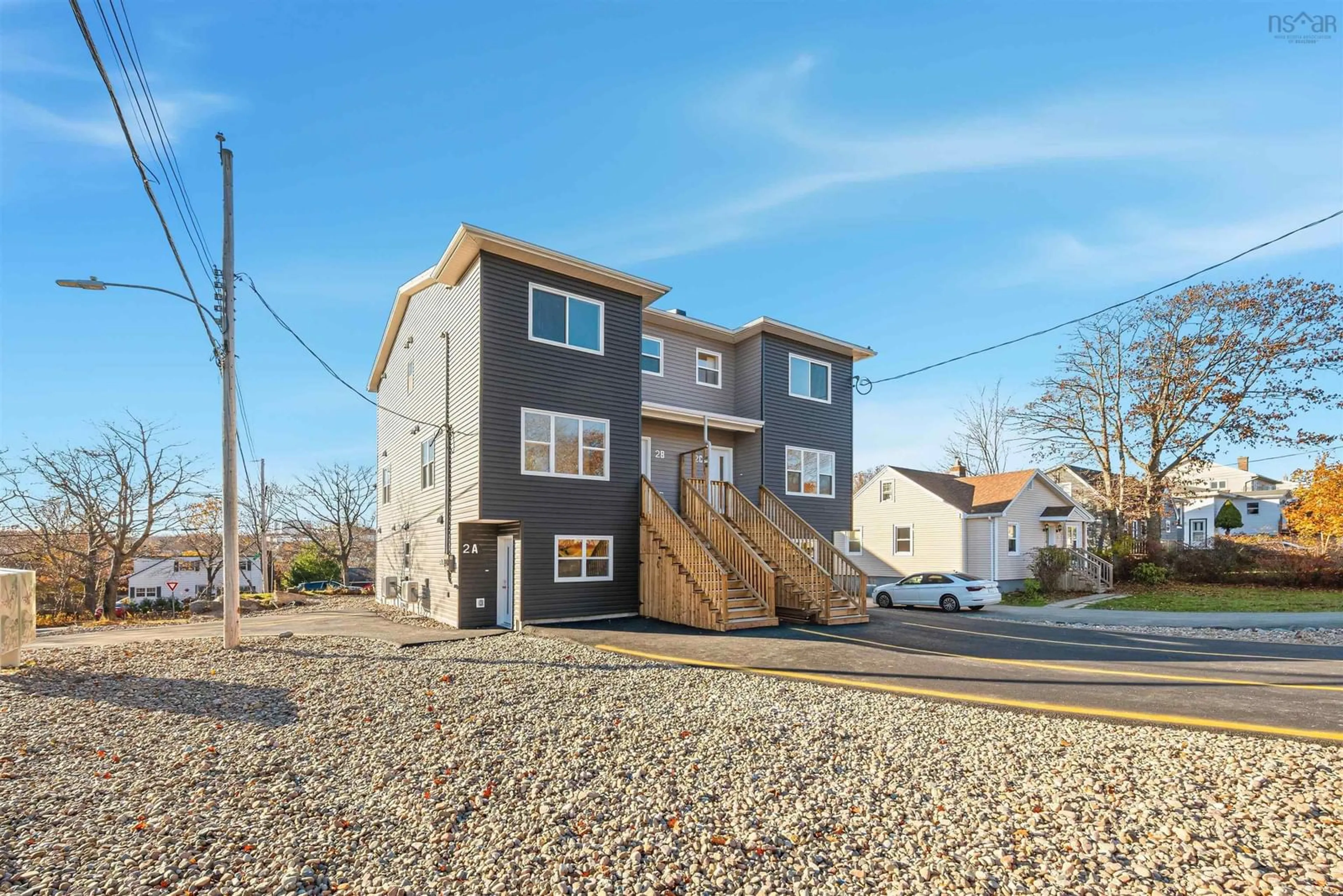 Home with vinyl exterior material, street for 2 Bryden Ave, Halifax Nova Scotia B3P 1H2