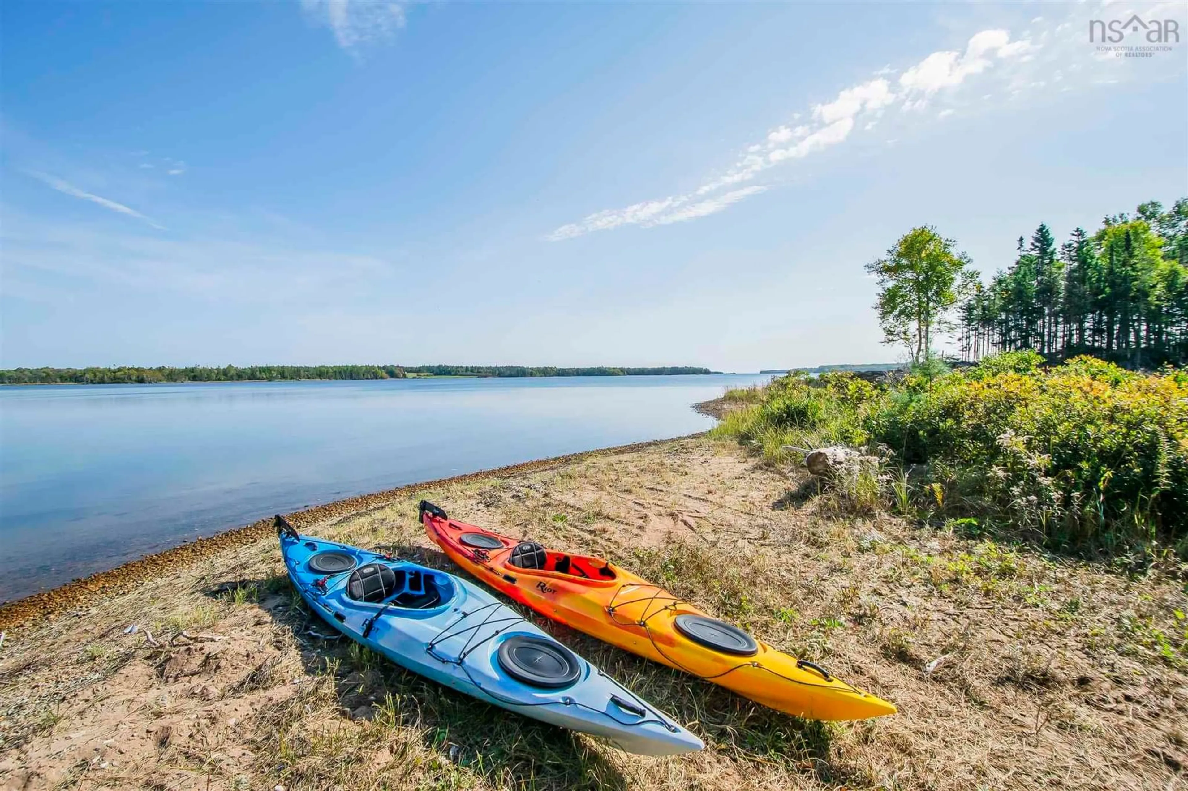 A pic from outside/outdoor area/front of a property/back of a property/a pic from drone, water/lake/river/ocean view for 256 Redbird Dr, Big Harbour Nova Scotia B0E 2Y0