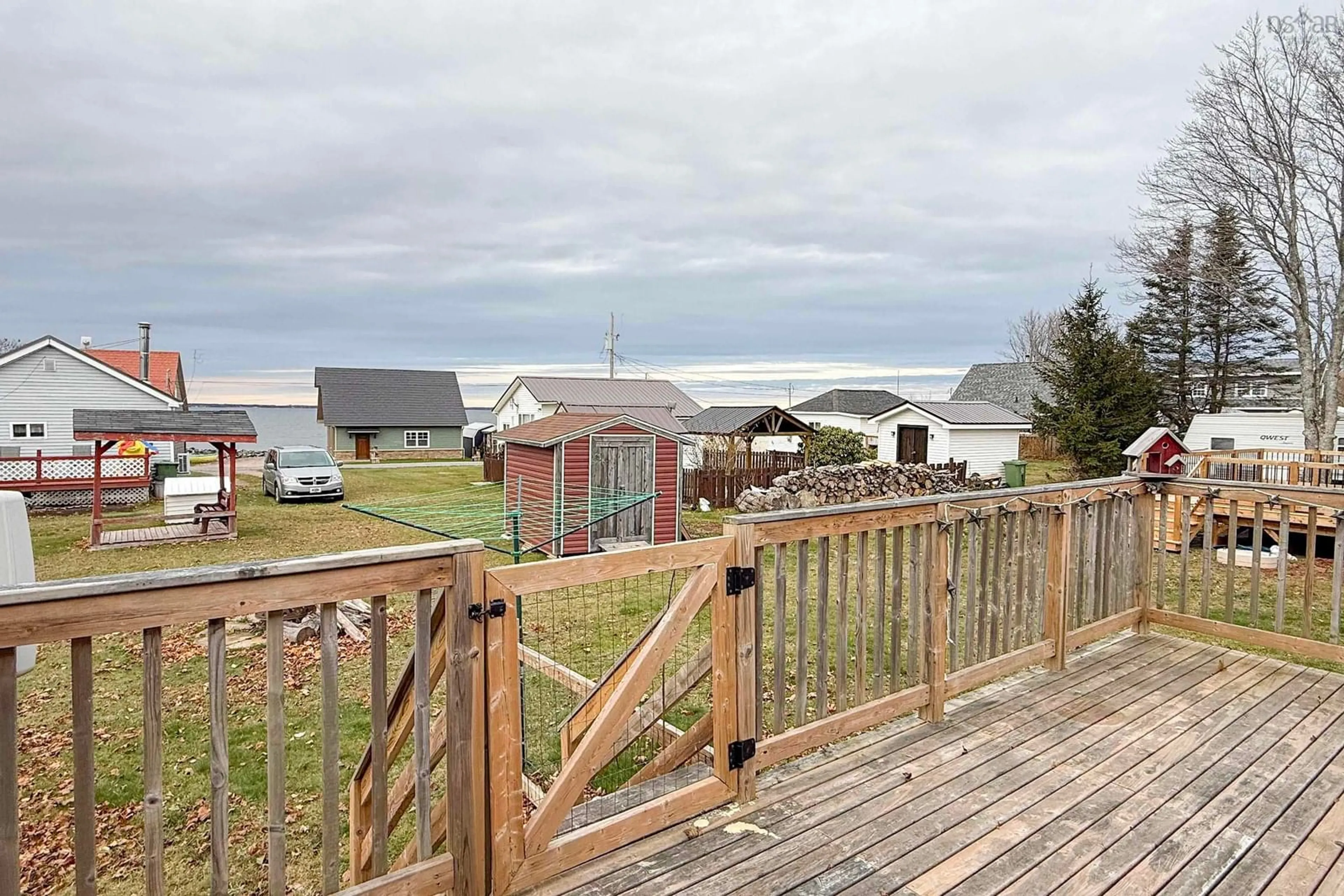 A pic from outside/outdoor area/front of a property/back of a property/a pic from drone, water/lake/river/ocean view for 208 Jackson Point Rd, Tidnish Bridge Nova Scotia B4H 3X9