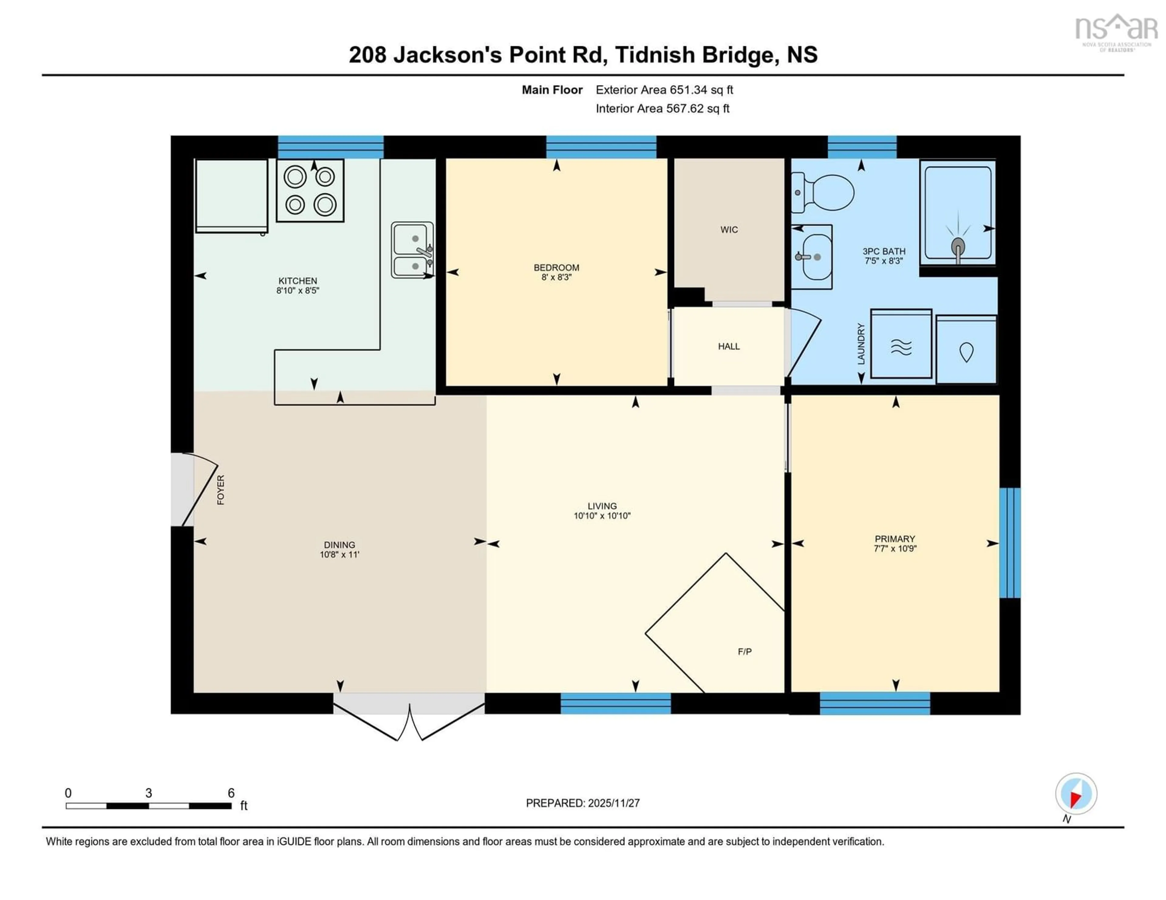 Floor plan for 208 Jackson Point Rd, Tidnish Bridge Nova Scotia B4H 3X9