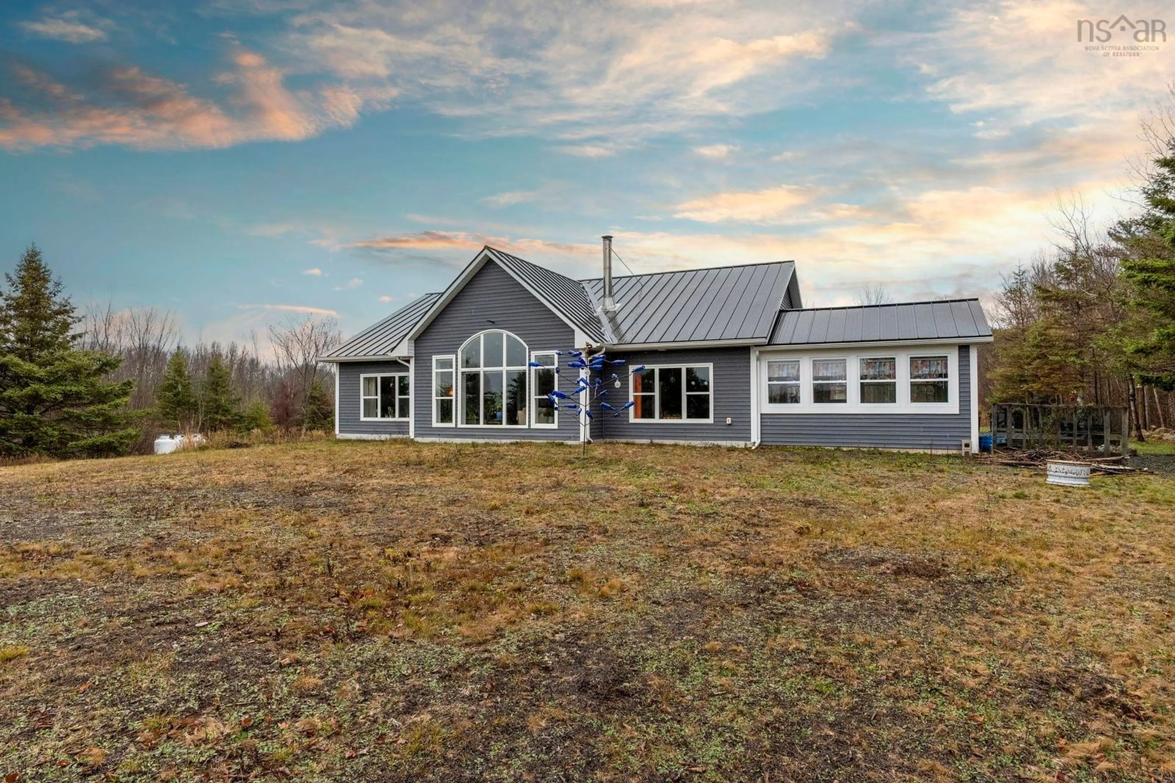 A pic from outside/outdoor area/front of a property/back of a property/a pic from drone, building for 1079 Cleveland Road, Windermere Nova Scotia B0P 1E0