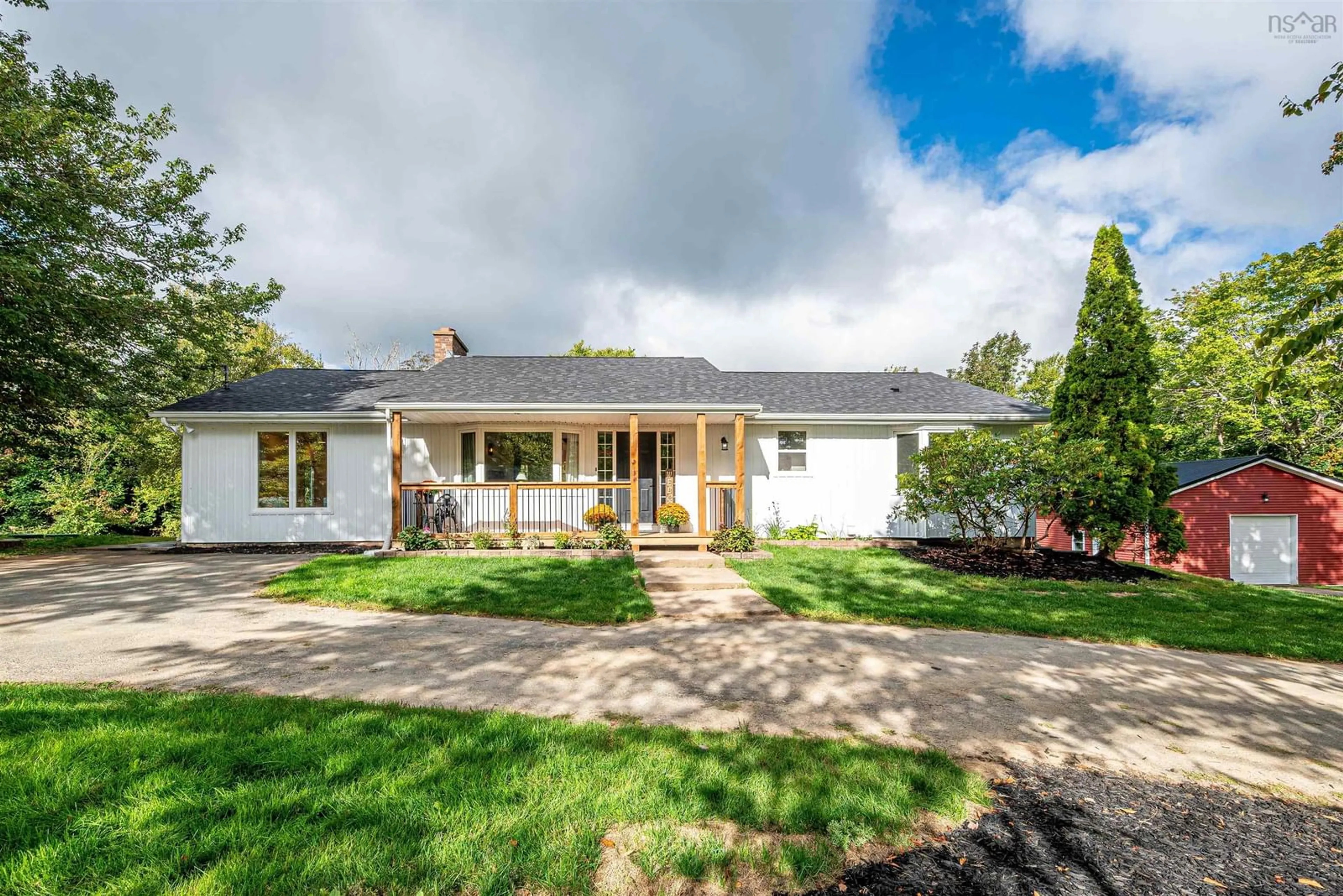 A pic from outside/outdoor area/front of a property/back of a property/a pic from drone, street for 463 South Rawdon Rd, Hillsvale Nova Scotia B0N 1Z0