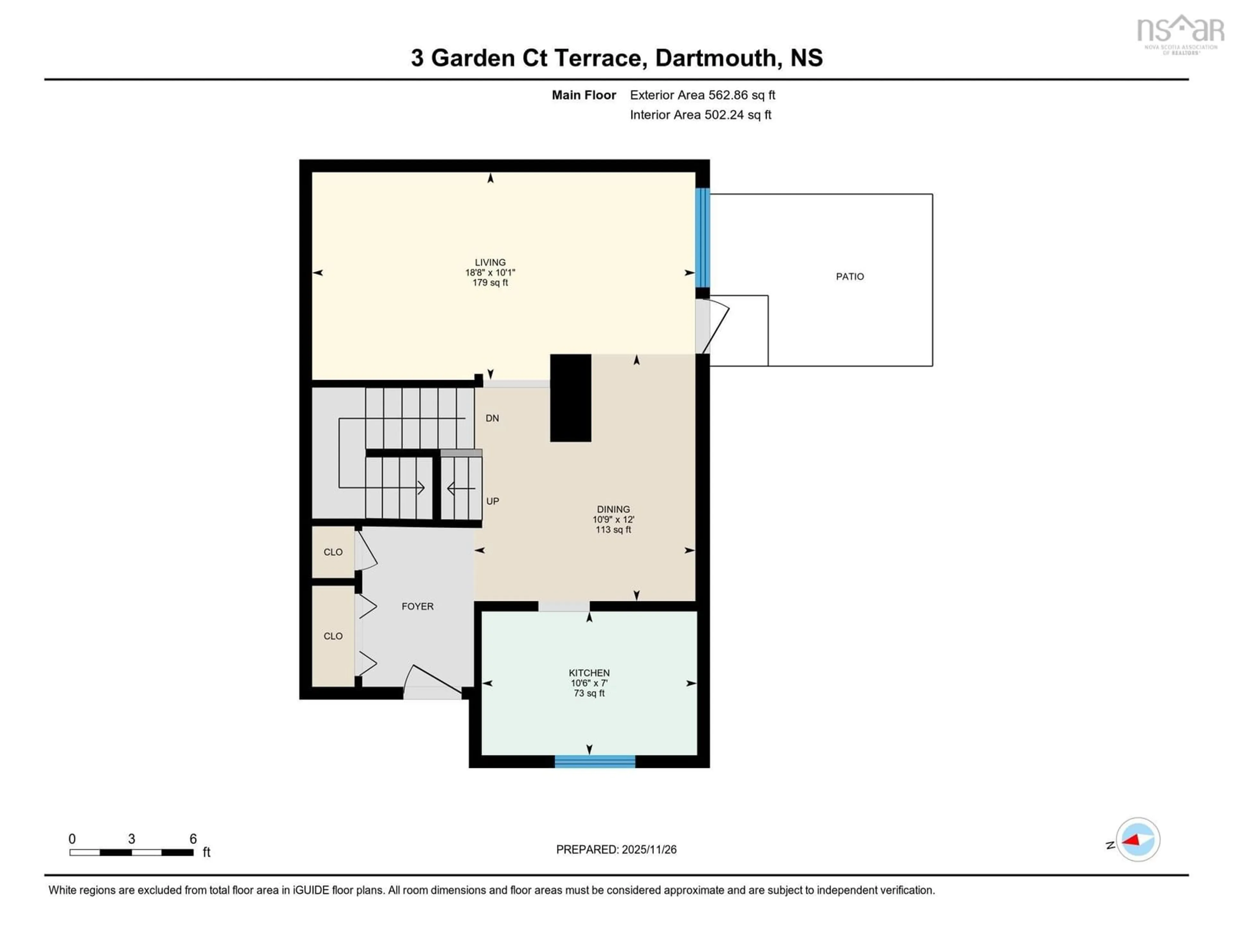 Floor plan for 3 Garden Court Terr, Dartmouth Nova Scotia B3A 3S6