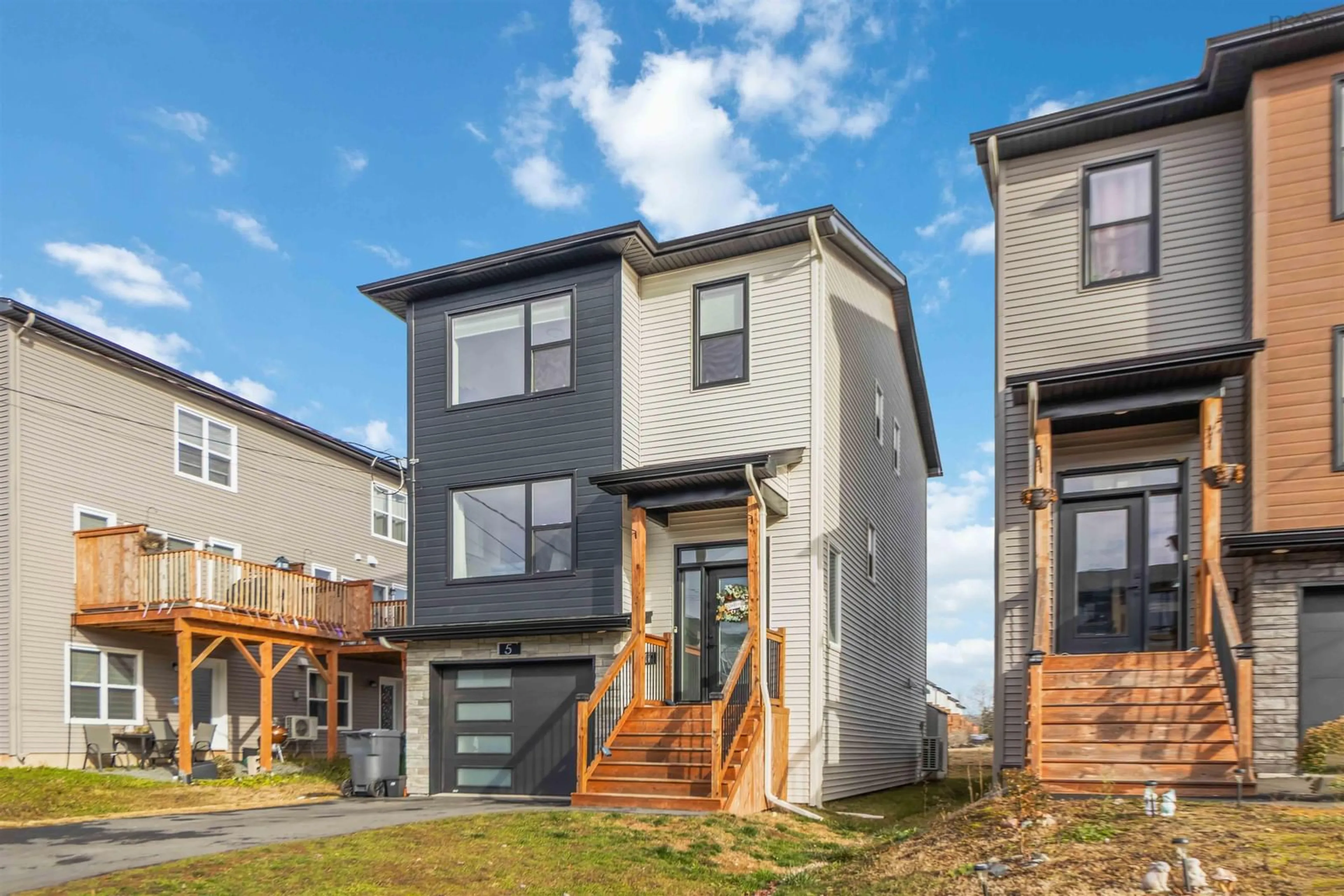 Home with vinyl exterior material, street for 5 Sam Cres, Elmsdale Nova Scotia B2S 0G9